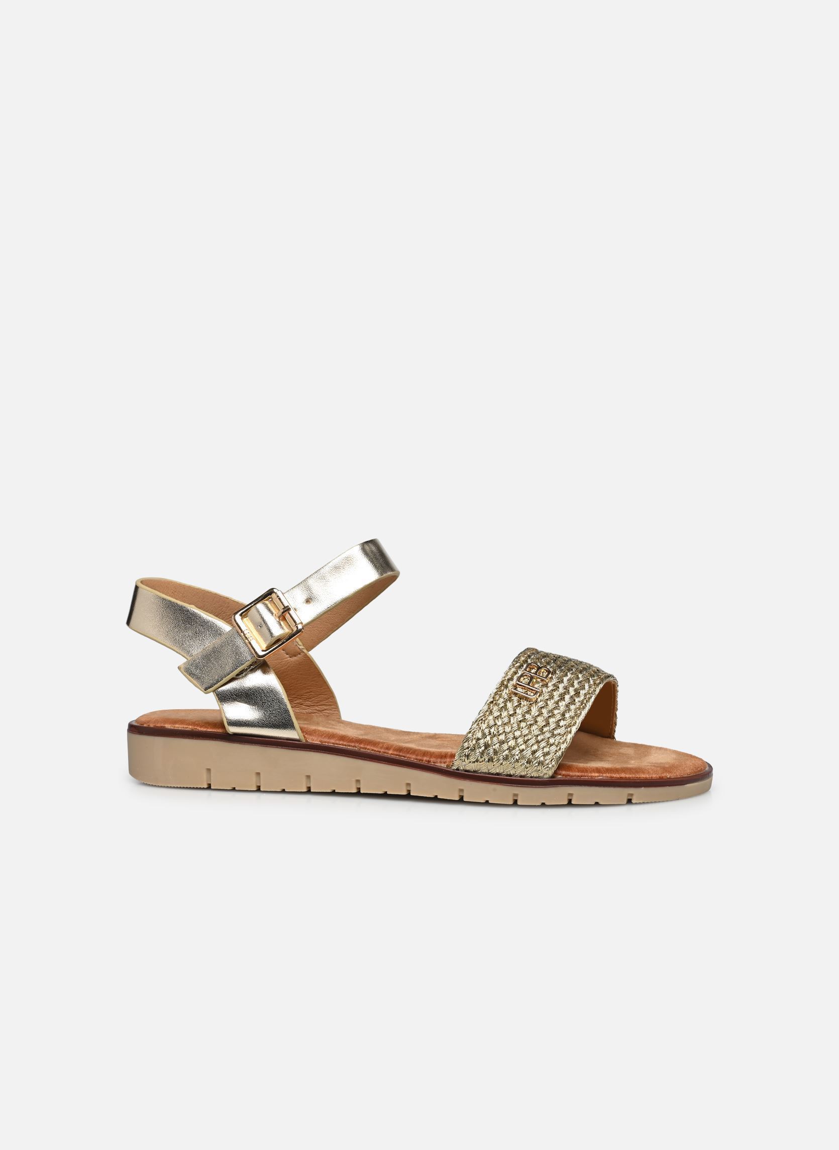 Platte sandalen LEONIE dames goud en brons LPB -LES PETITES BOMBES Platte sandalen LEONIE dames goud en brons Or