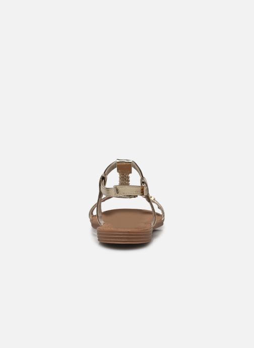Sandales et nu-pieds LPB -LES PETITES BOMBES LIE Or et bronze vue droite