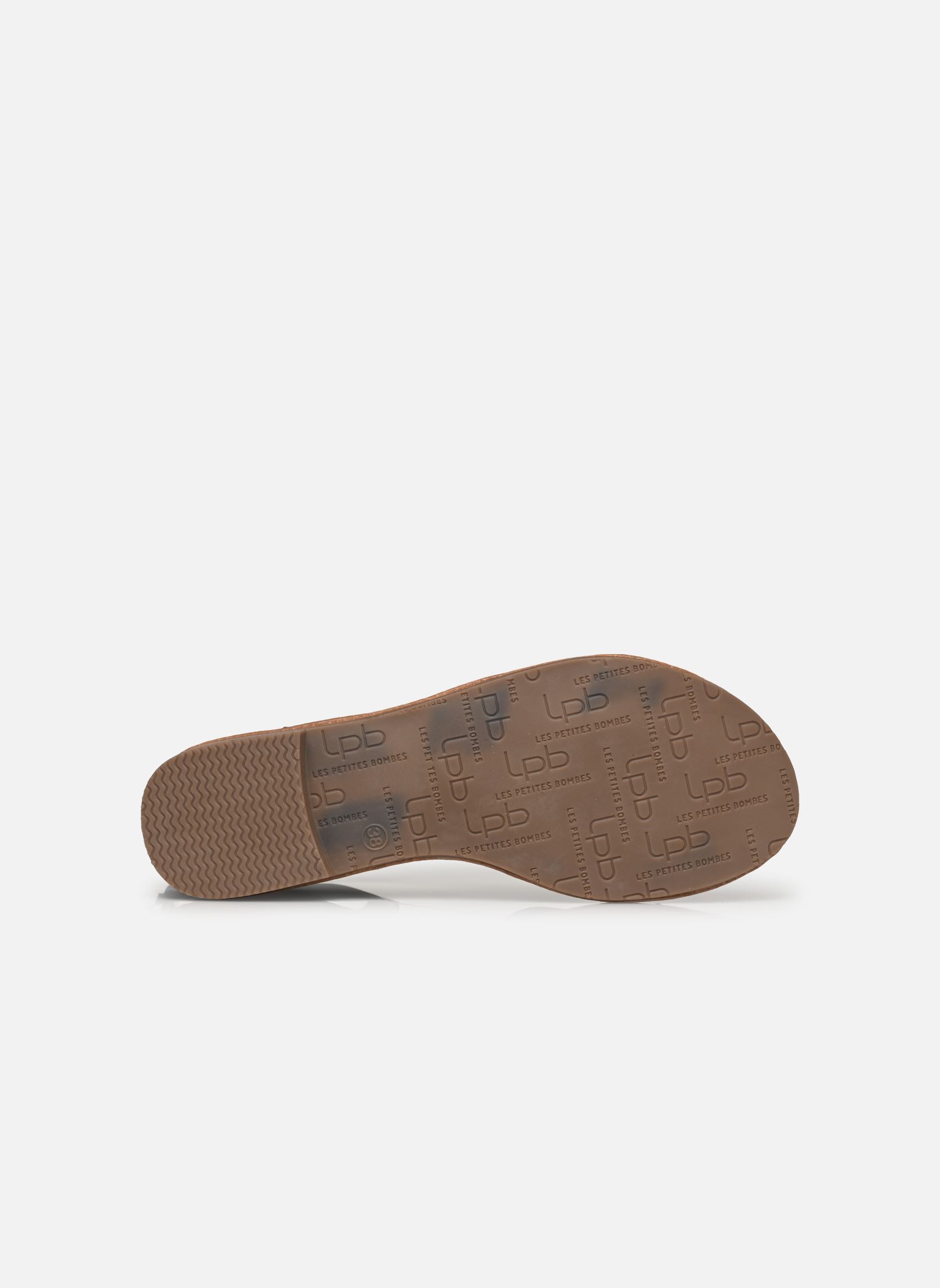 Sandalias planas LENA mujer negro LPB -LES PETITES BOMBES Sandalias planas LENA mujer negro Noir Metal