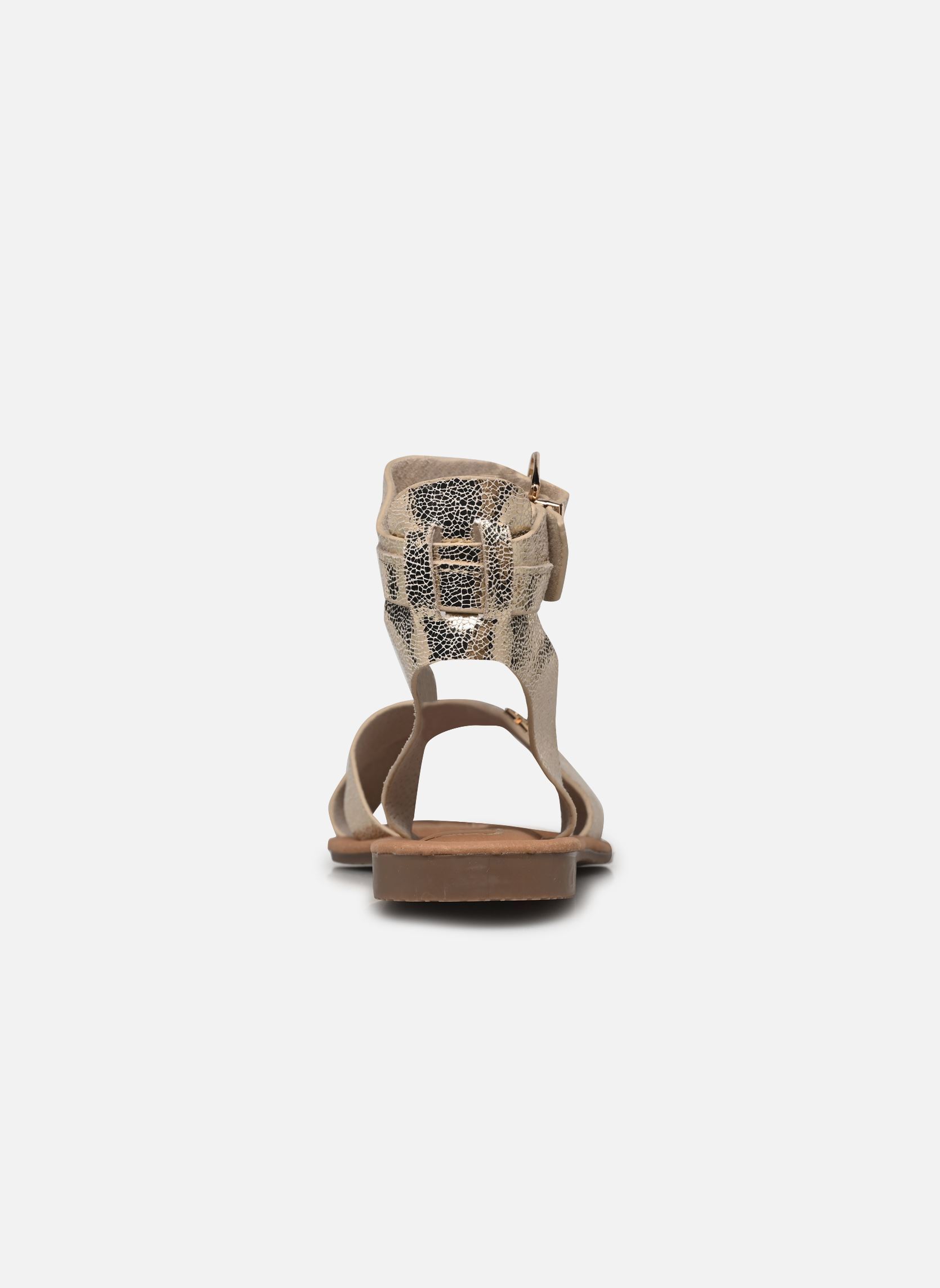 Sandalias planas LENA mujer oro y bronce LPB -LES PETITES BOMBES Sandalias planas LENA mujer oro y bronce Or Metal