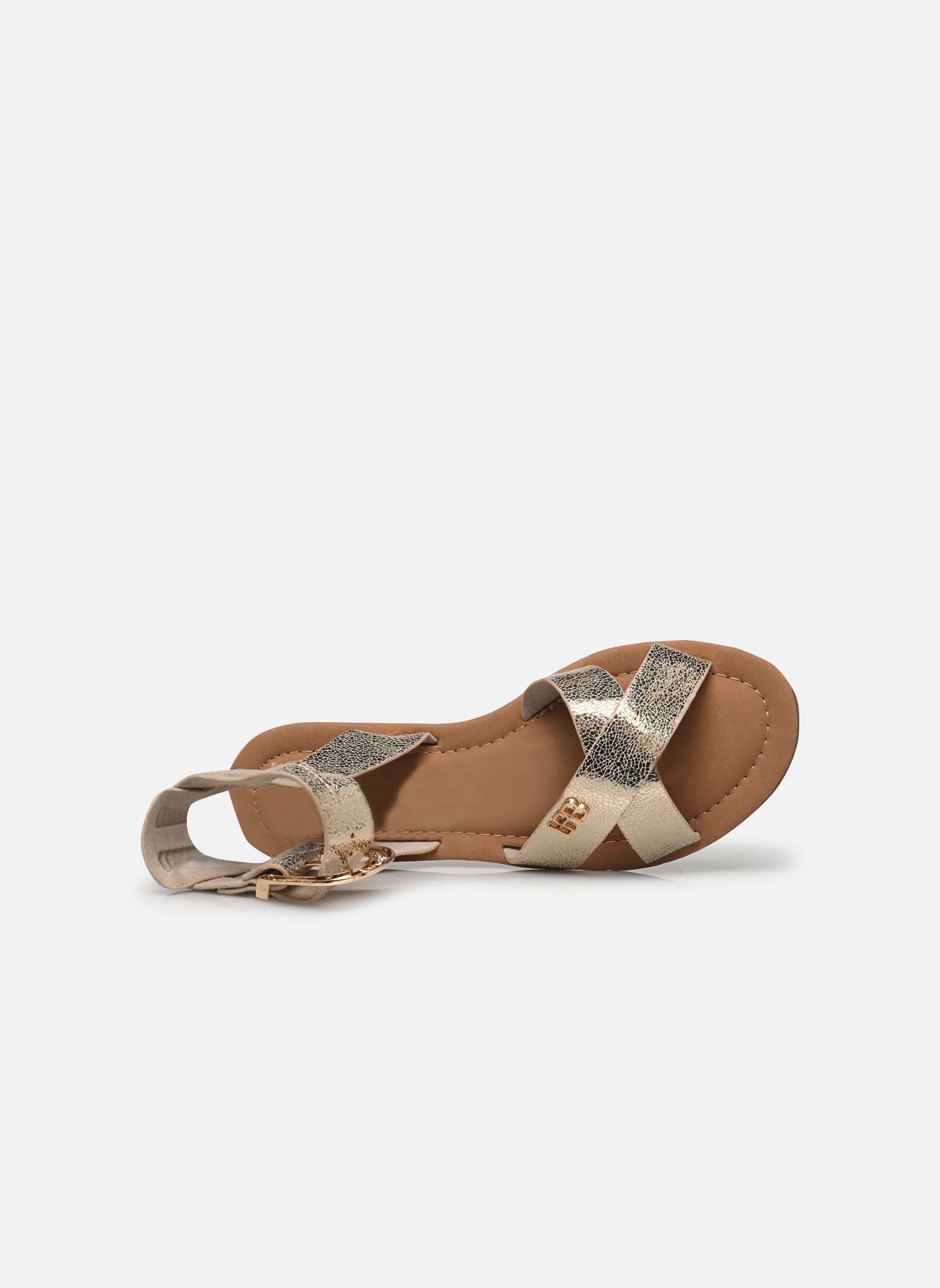 Sandalias planas LENA mujer oro y bronce LPB -LES PETITES BOMBES Sandalias planas LENA mujer oro y bronce Or Metal