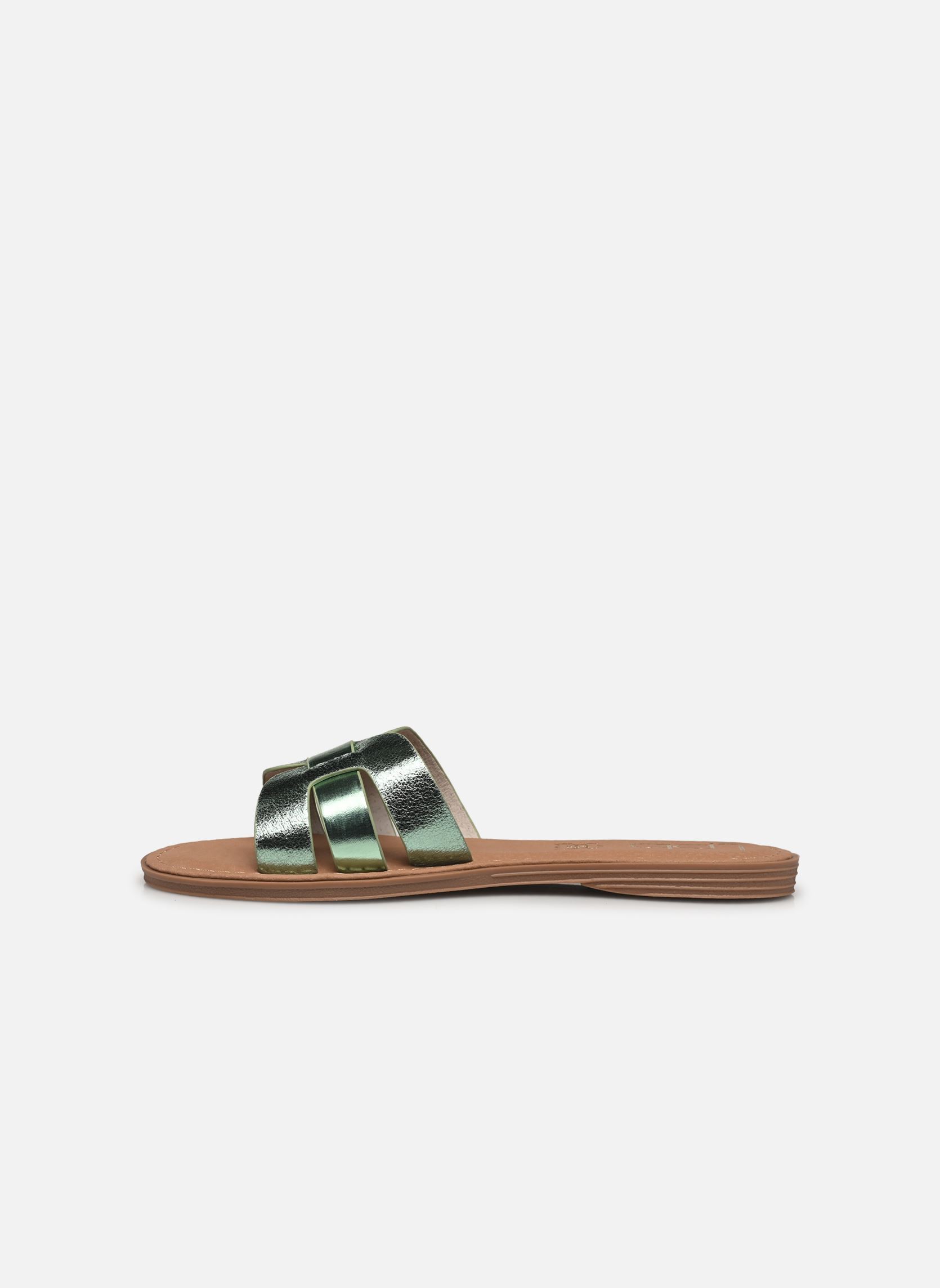 Mules et sabots LINA femme vert LPB -LES PETITES BOMBES Mules et sabots LINA femme vert Amande Metal