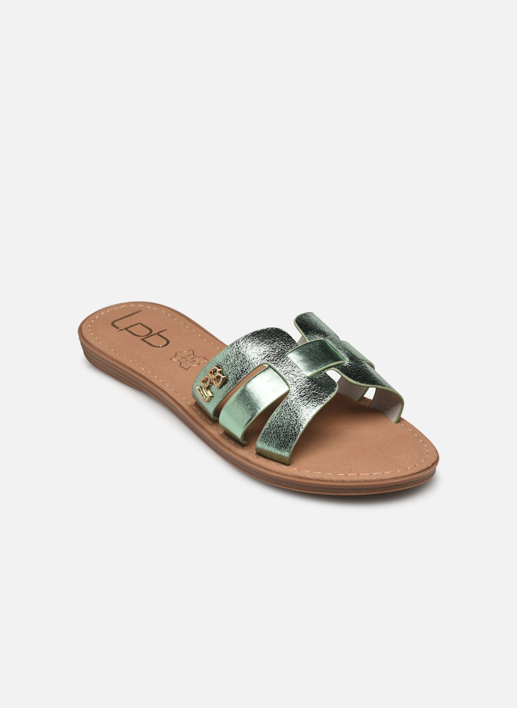 Mules et sabots LINA femme vert LPB -LES PETITES BOMBES Mules et sabots LINA femme vert Amande Metal