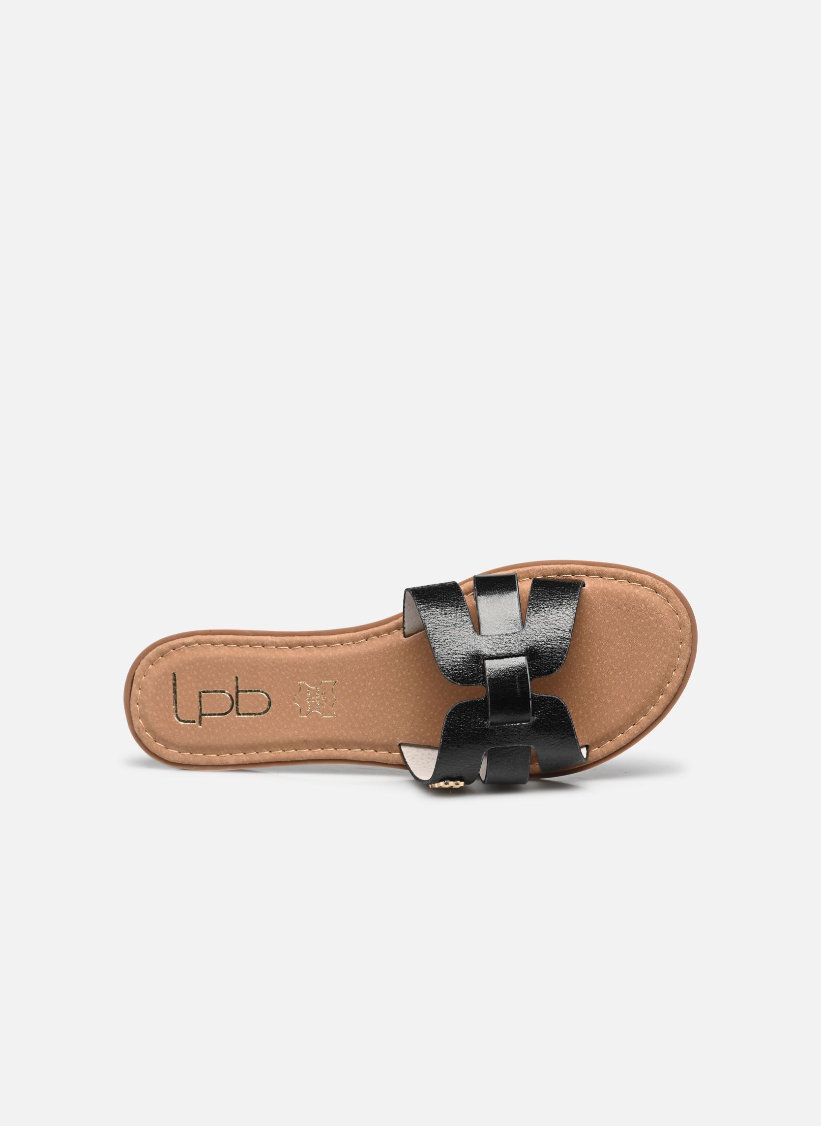 Pantoletten und Clogs LINA damen schwarz LPB -LES PETITES BOMBES Pantoletten und Clogs LINA damen schwarz Noir Metal
