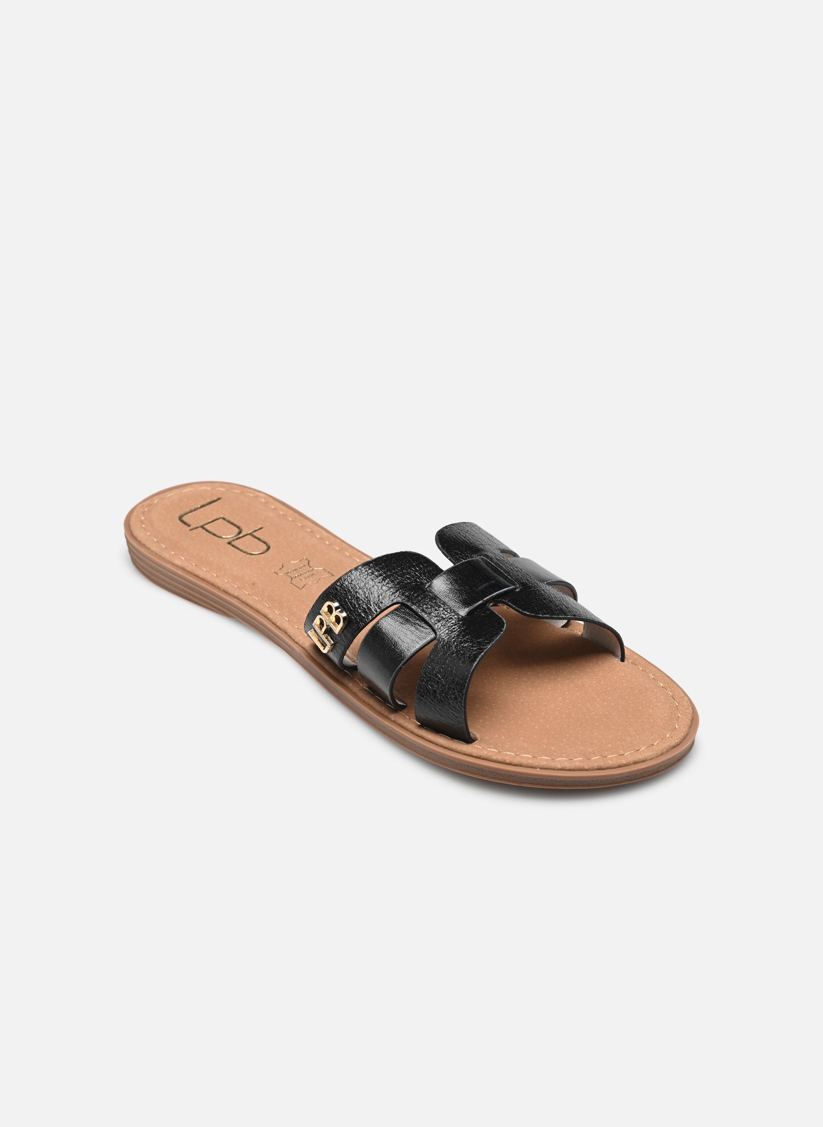 Pantoletten und Clogs LINA damen schwarz LPB -LES PETITES BOMBES Pantoletten und Clogs LINA damen schwarz Noir Metal