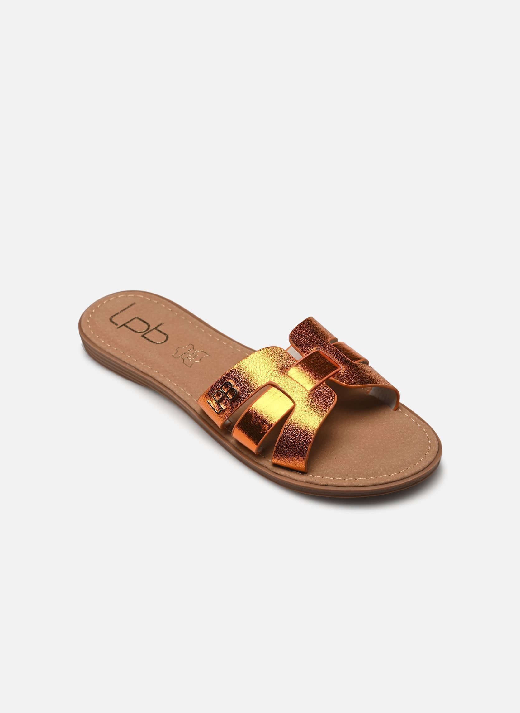 Mules et sabots LINA femme orange LPB -LES PETITES BOMBES Mules et sabots LINA femme orange ORANGE METAL