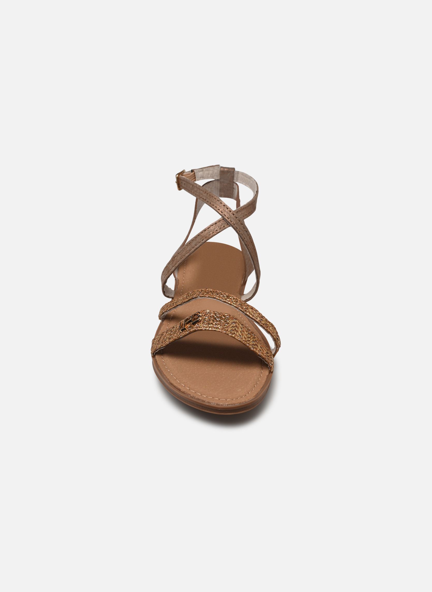 Sandales plates LOA femme or et bronze LPB -LES PETITES BOMBES Sandales plates LOA femme or et bronze Bronze