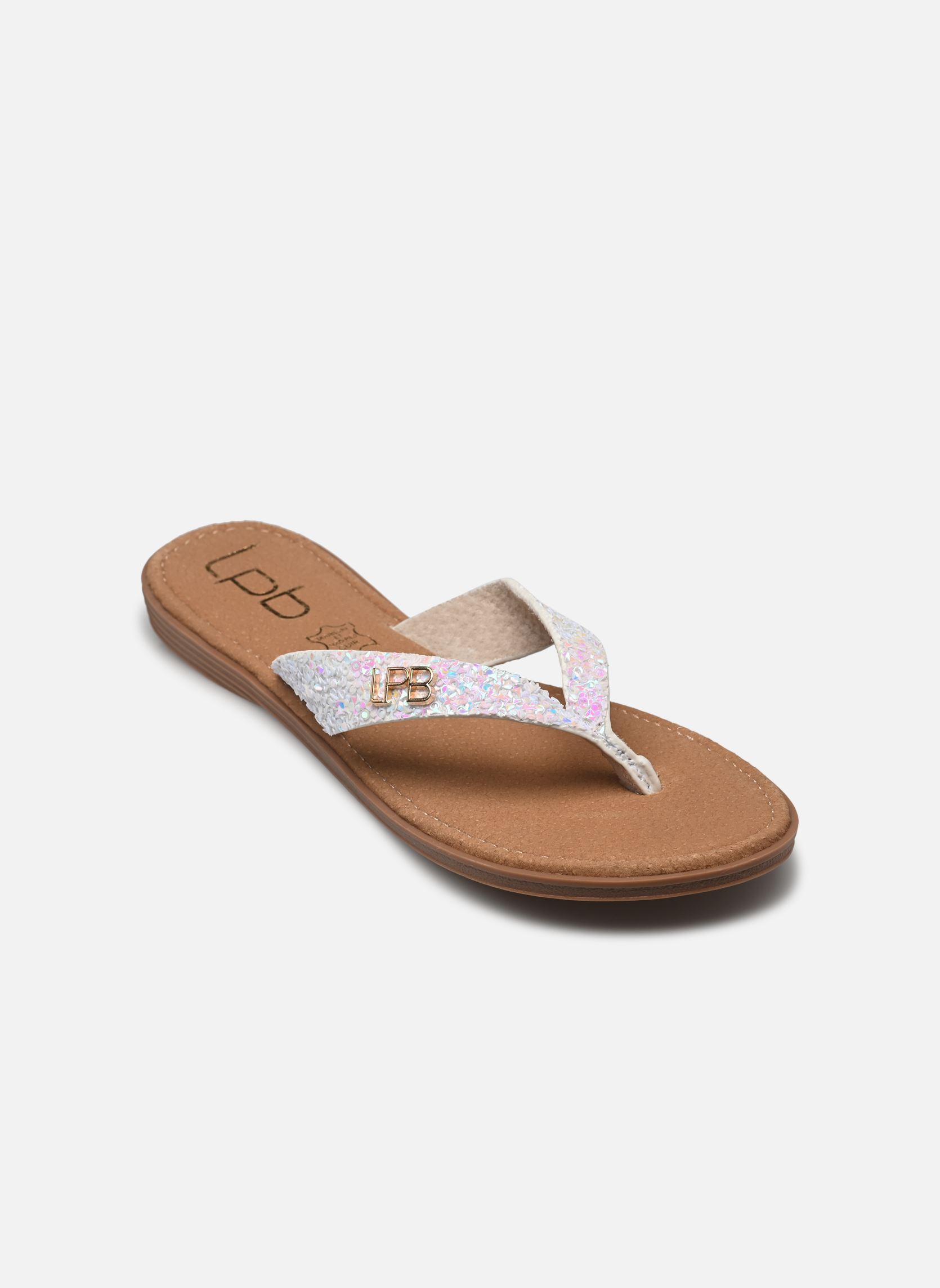 Slippers LIRIA dames wit LPB -LES PETITES BOMBES Slippers LIRIA dames wit Blanc Glitter