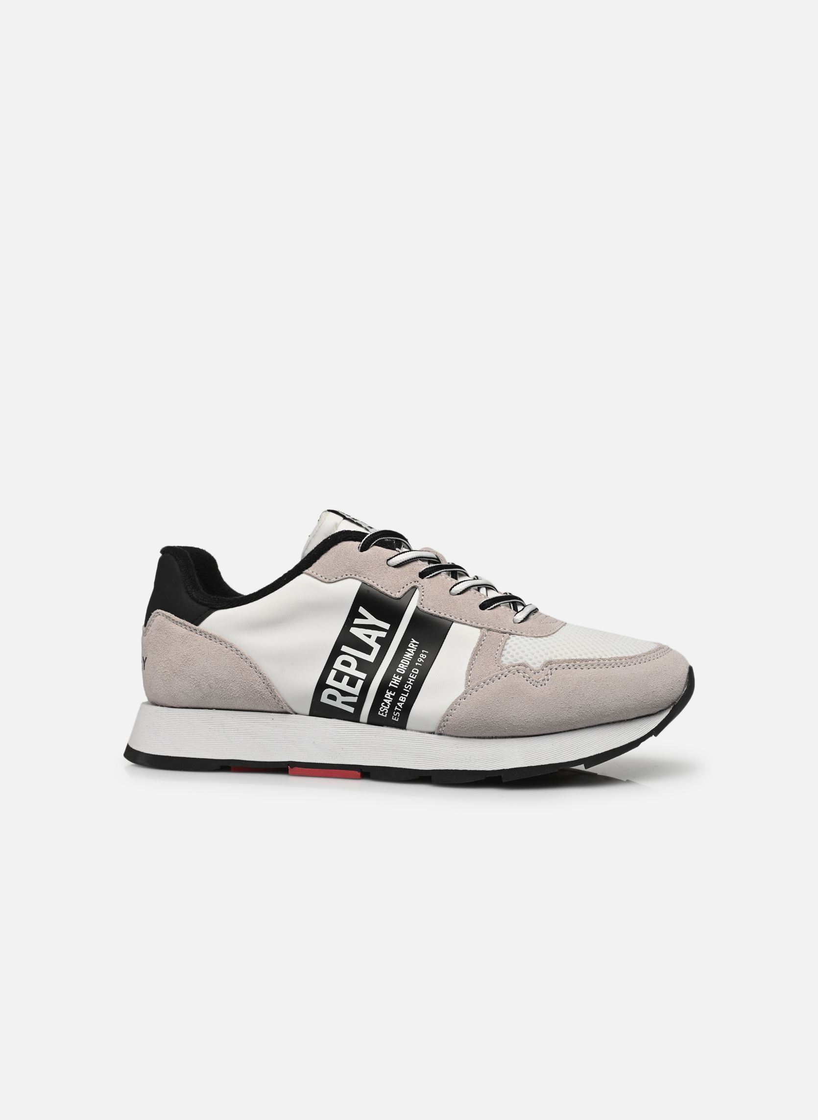 Baskets Divo homme noir Replay Baskets Divo homme noir WHITE BLACK