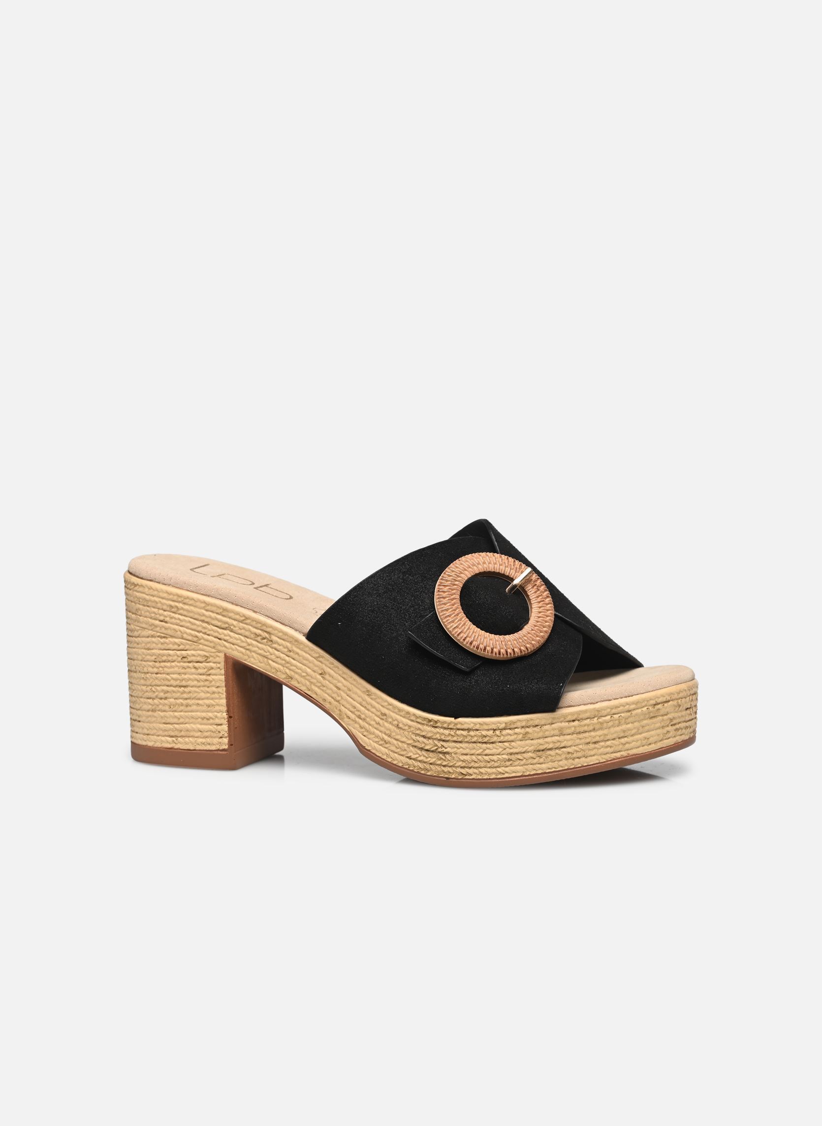 Zuecos y mules LILLY mujer negro LPB -LES PETITES BOMBES Zuecos y mules LILLY mujer negro Noir Foil