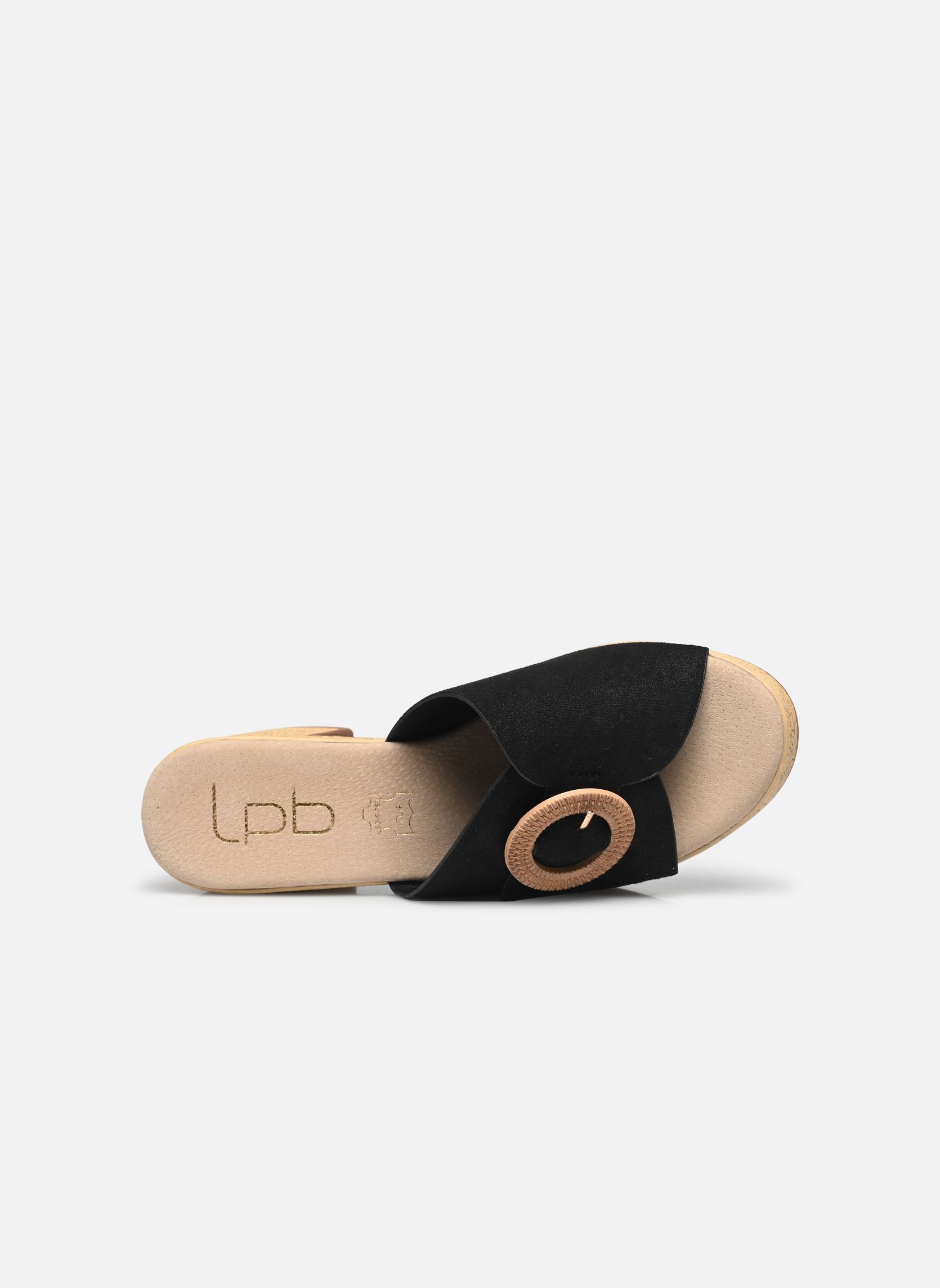 Zuecos y mules LILLY mujer negro LPB -LES PETITES BOMBES Zuecos y mules LILLY mujer negro Noir Foil