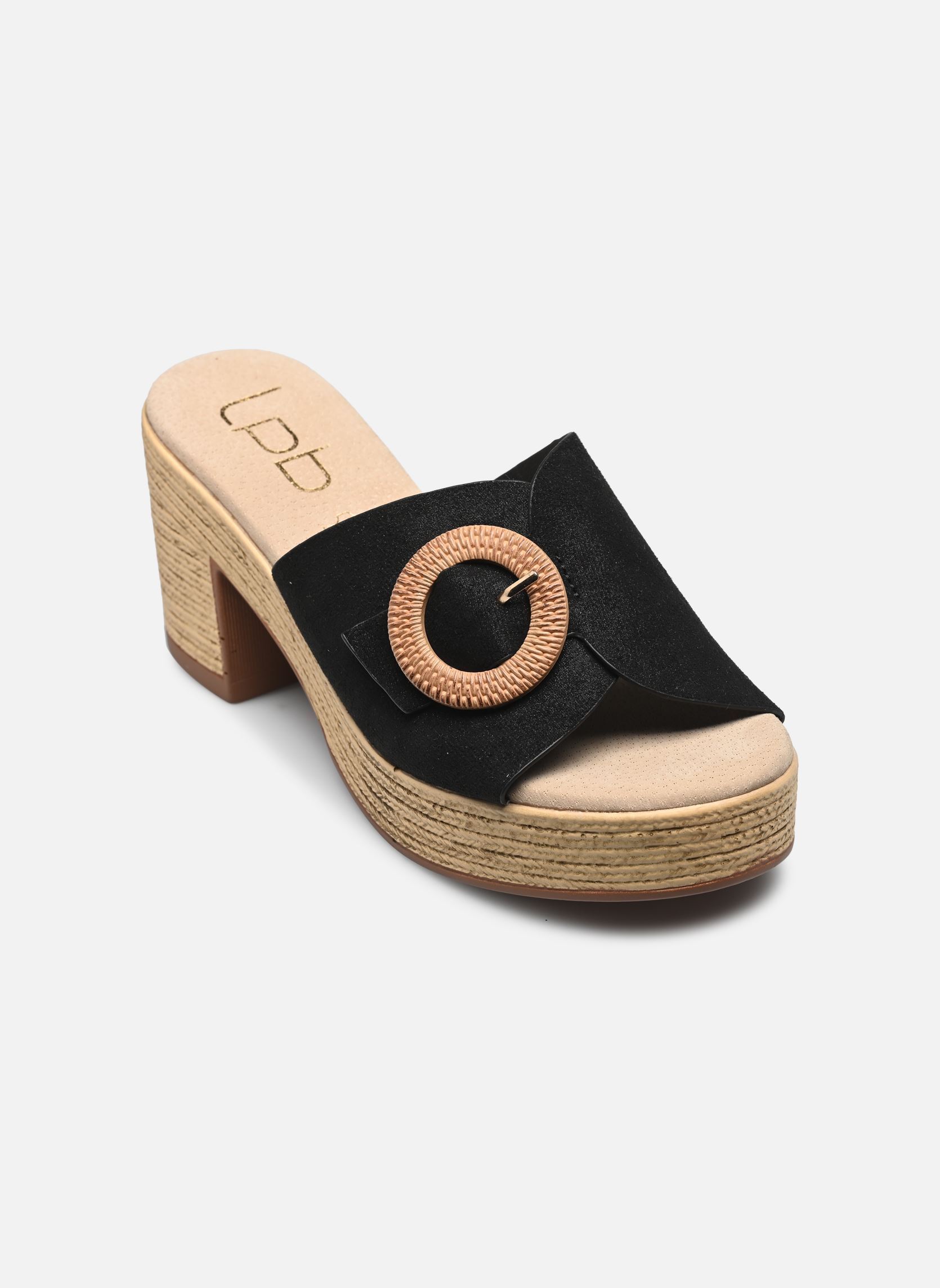 Zuecos y mules LILLY mujer negro LPB -LES PETITES BOMBES Zuecos y mules LILLY mujer negro Noir Foil