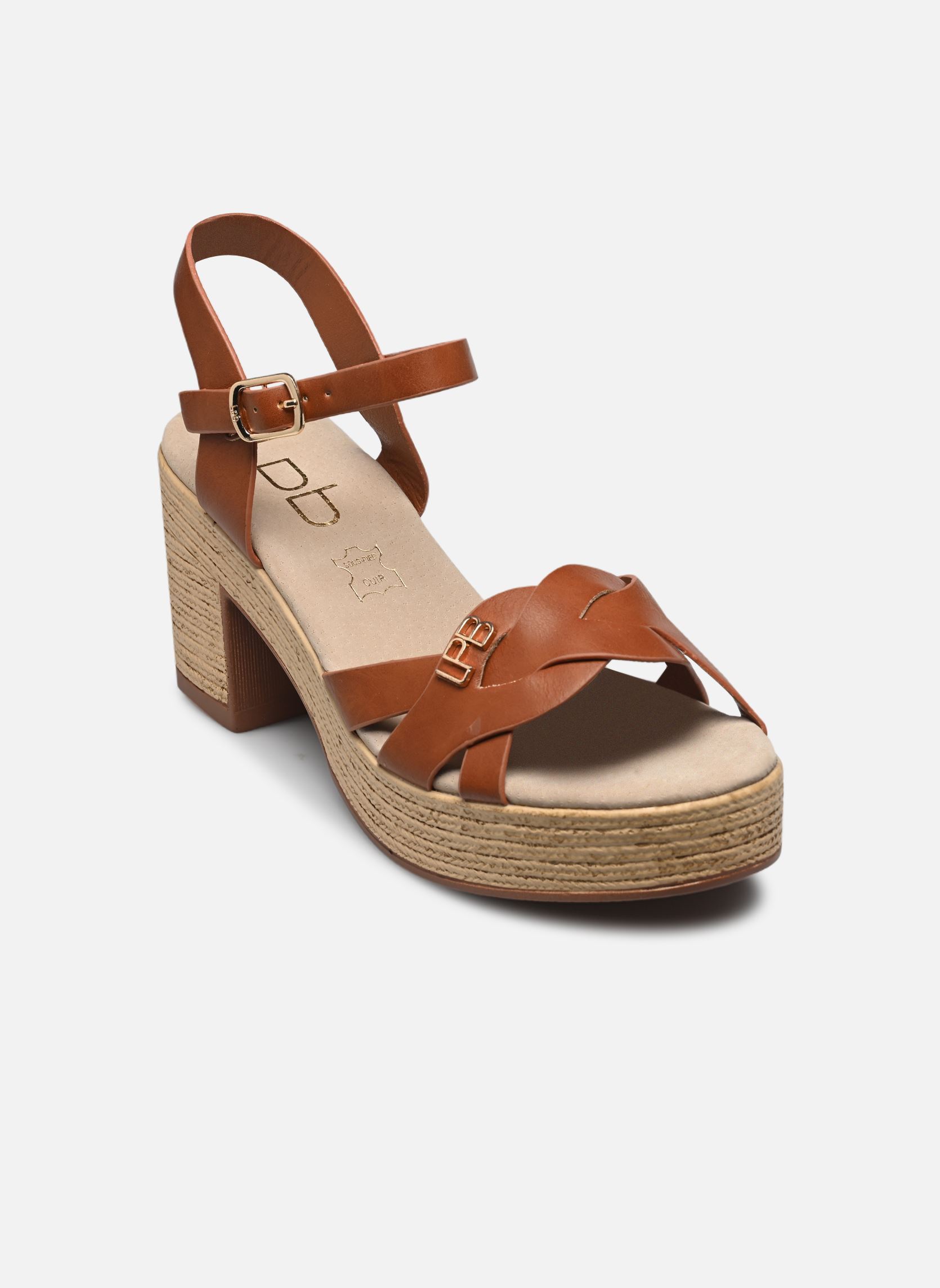 Sandales LOUANE femme marron LPB -LES PETITES BOMBES Sandales LOUANE femme marron CAMEL PU