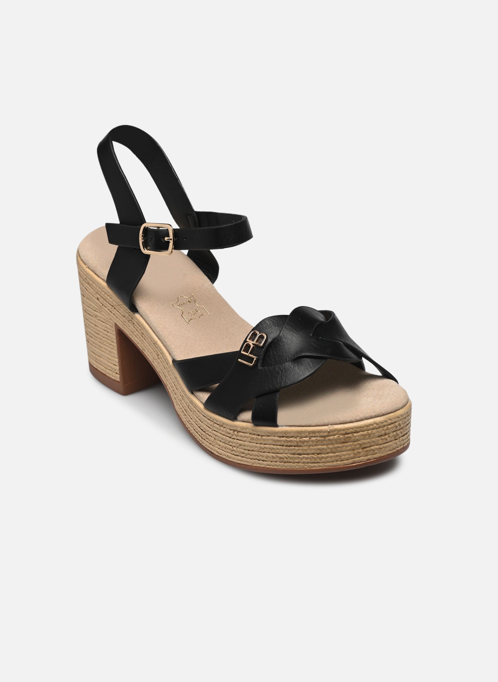 Sandales LOUANE femme noir LPB -LES PETITES BOMBES Sandales LOUANE femme noir NOIR PU