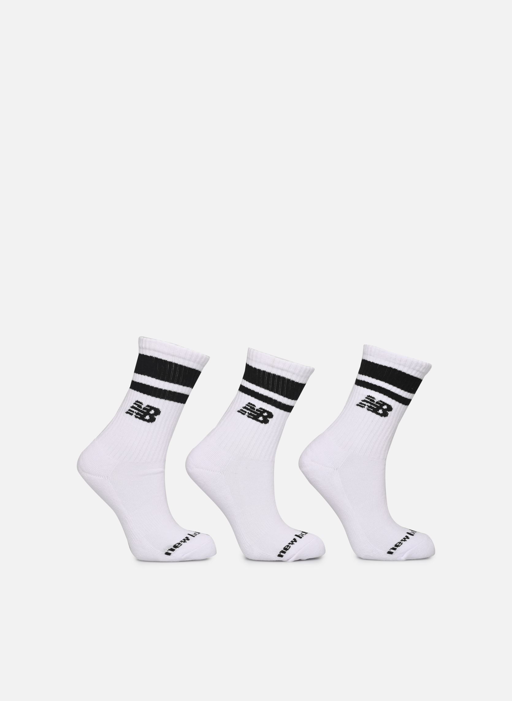 Chaussettes et collants New Balance Everyday Stripe Midcalf 3 Pack pour Accessoires - vue 2