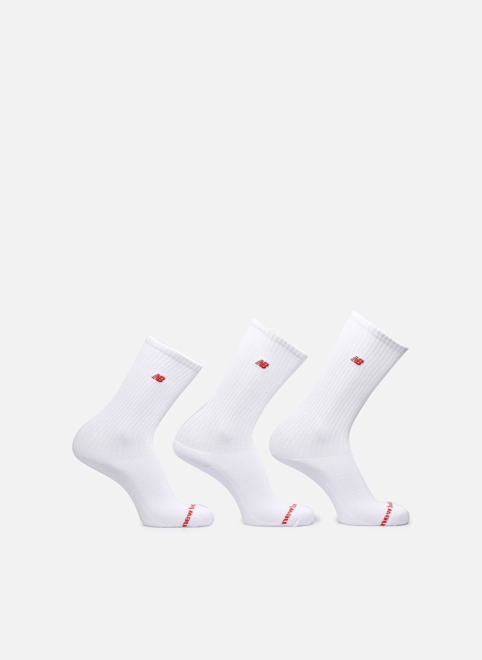 Chaussettes et collants New Balance Patch Logo Crew 3 Pack pour Accessoires - vue 4