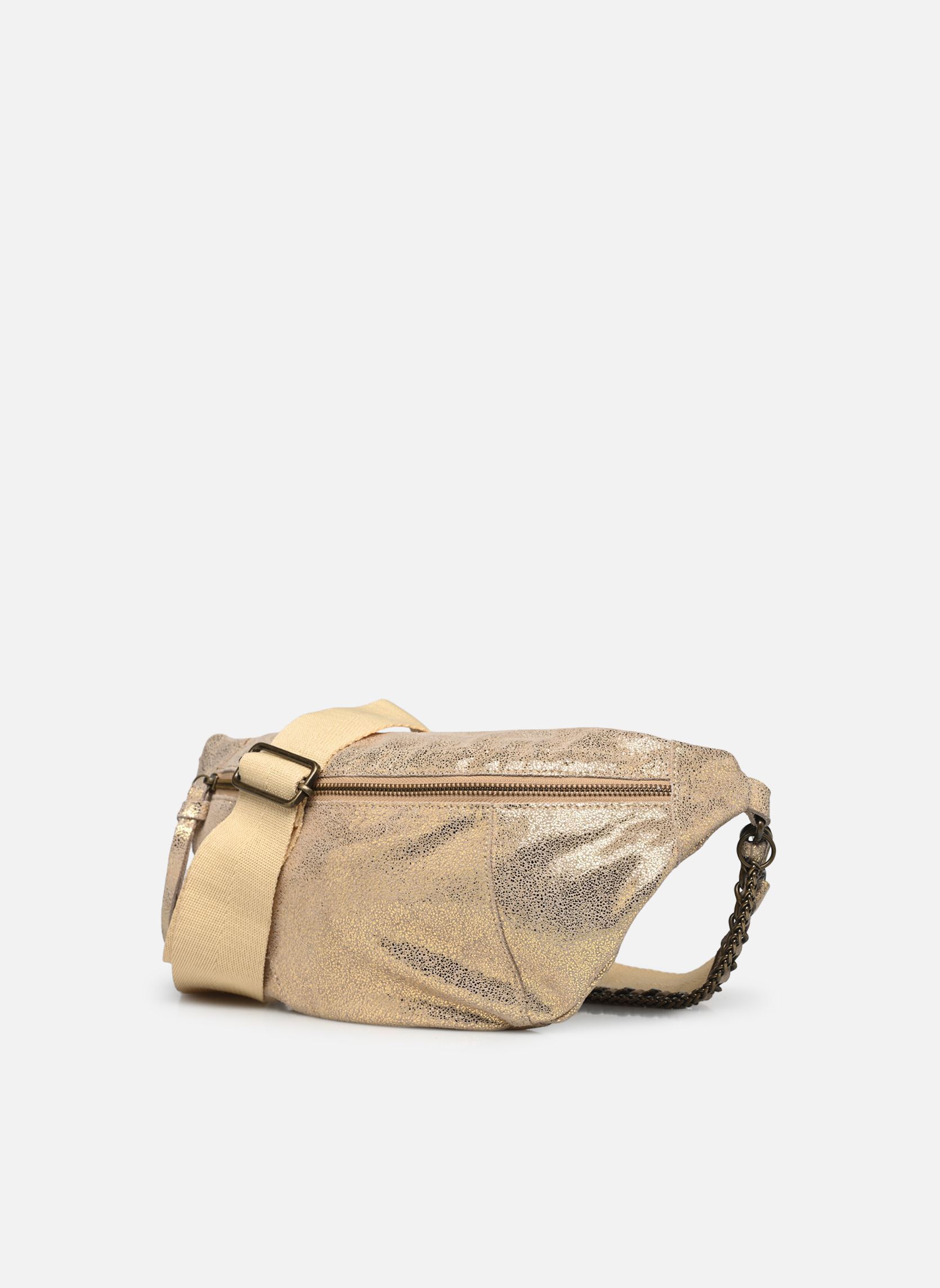 Sacs banane Pcteresa Leather Bumbag Fc femme or et bronze Pieces Sacs banane Pcteresa Leather Bumbag Fc femme or et bronze GOLD COLOUR