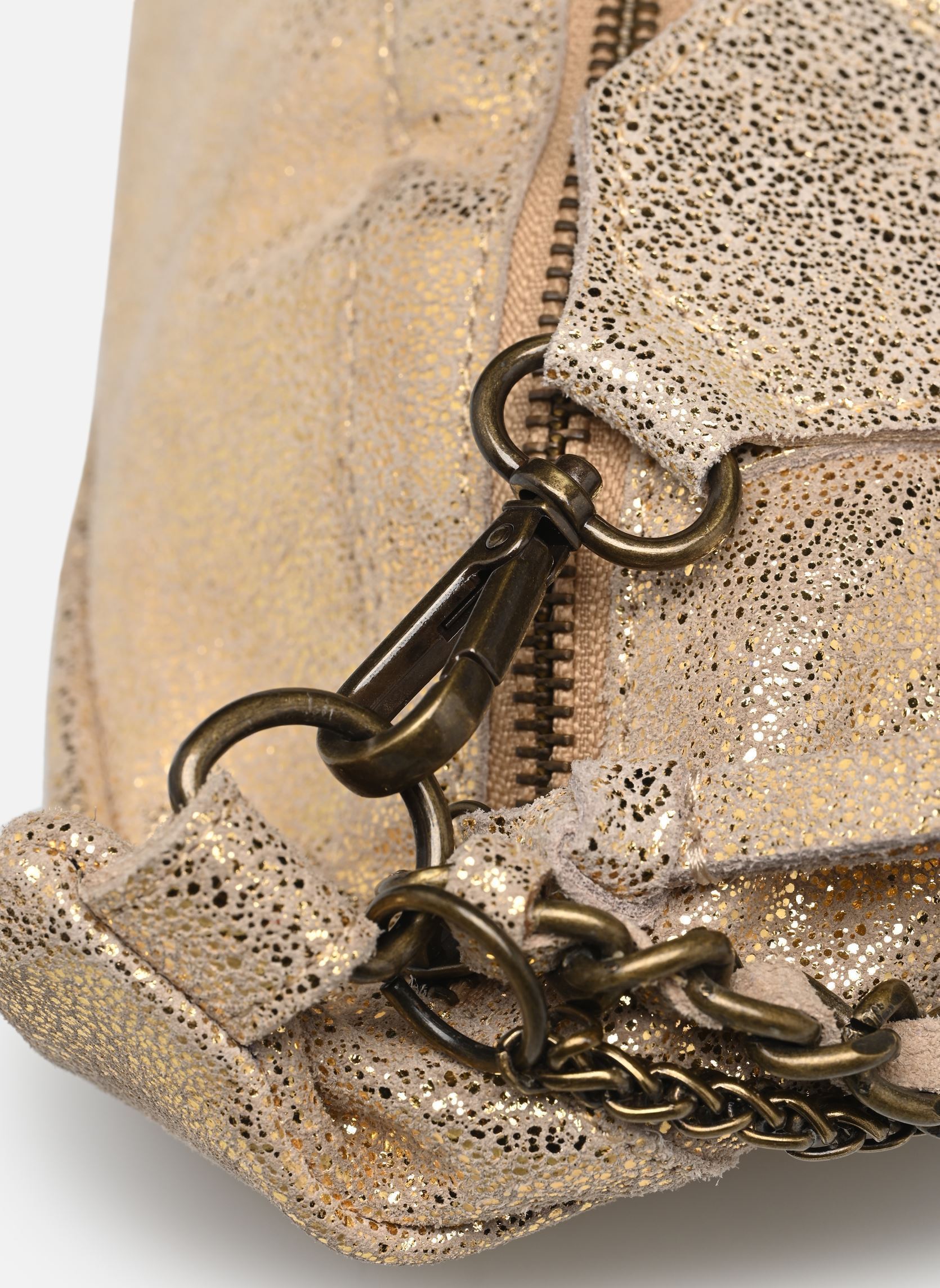 Sacs banane Pcteresa Leather Bumbag Fc femme or et bronze Pieces Sacs banane Pcteresa Leather Bumbag Fc femme or et bronze GOLD COLOUR