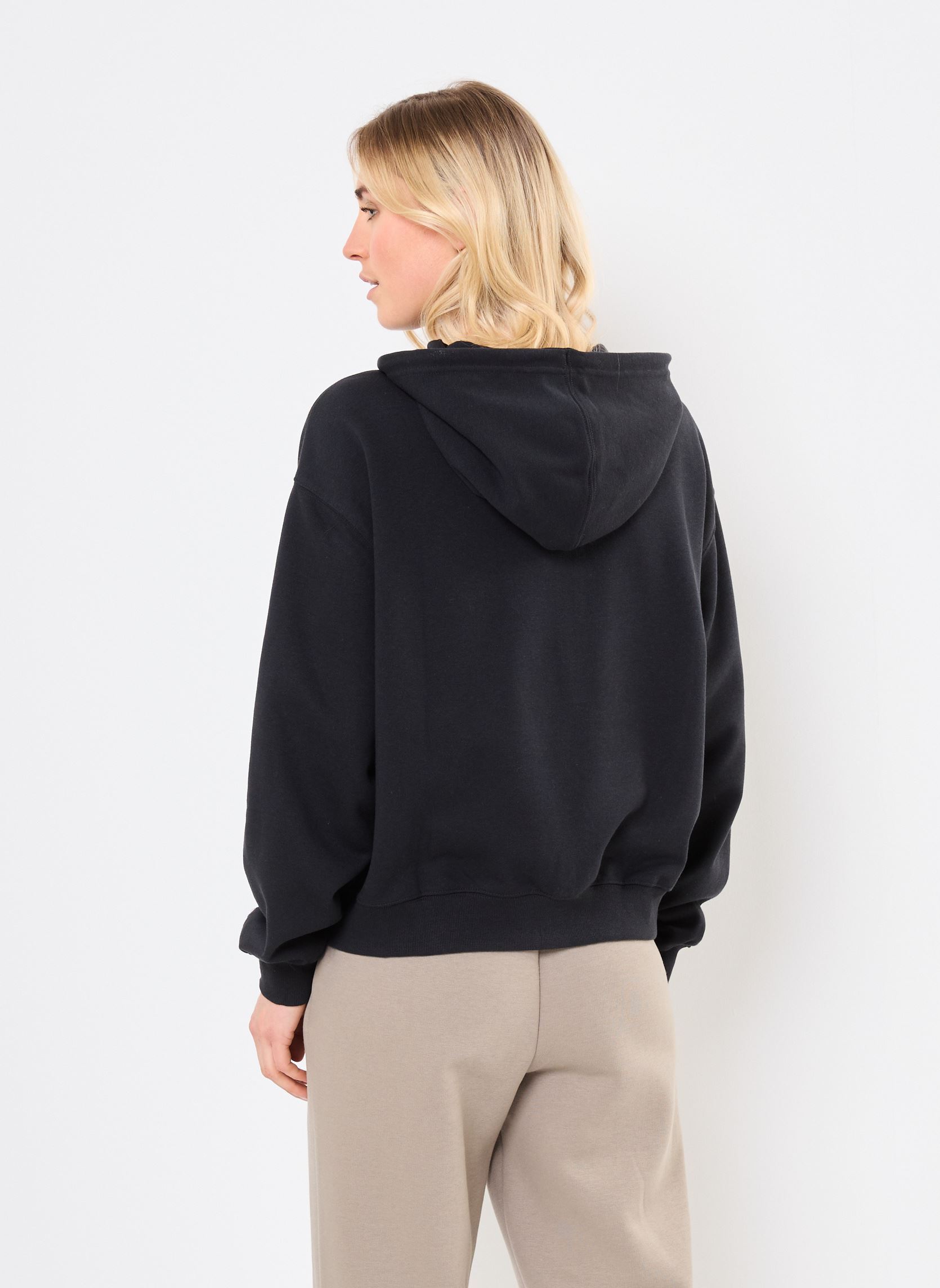 Sweaters met rits Sport Essentials French Terry Full Zip dames zwart New Balance Sweaters met rits Sport Essentials French Terry Full Zip dames zwart Black