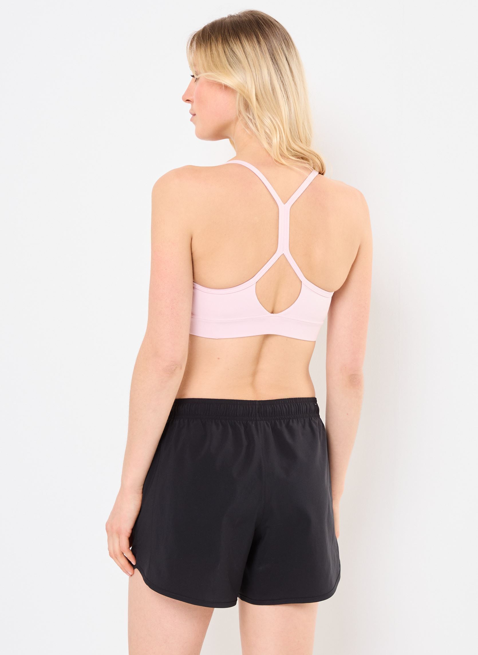 Brassières de Sport NB Essential Yoga Bra femme rose New Balance Brassières de Sport NB Essential Yoga Bra femme rose Rose Sugar