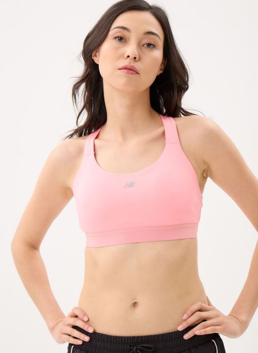 New Balance Brassières de Sport NB Essential Train Bra femme rose