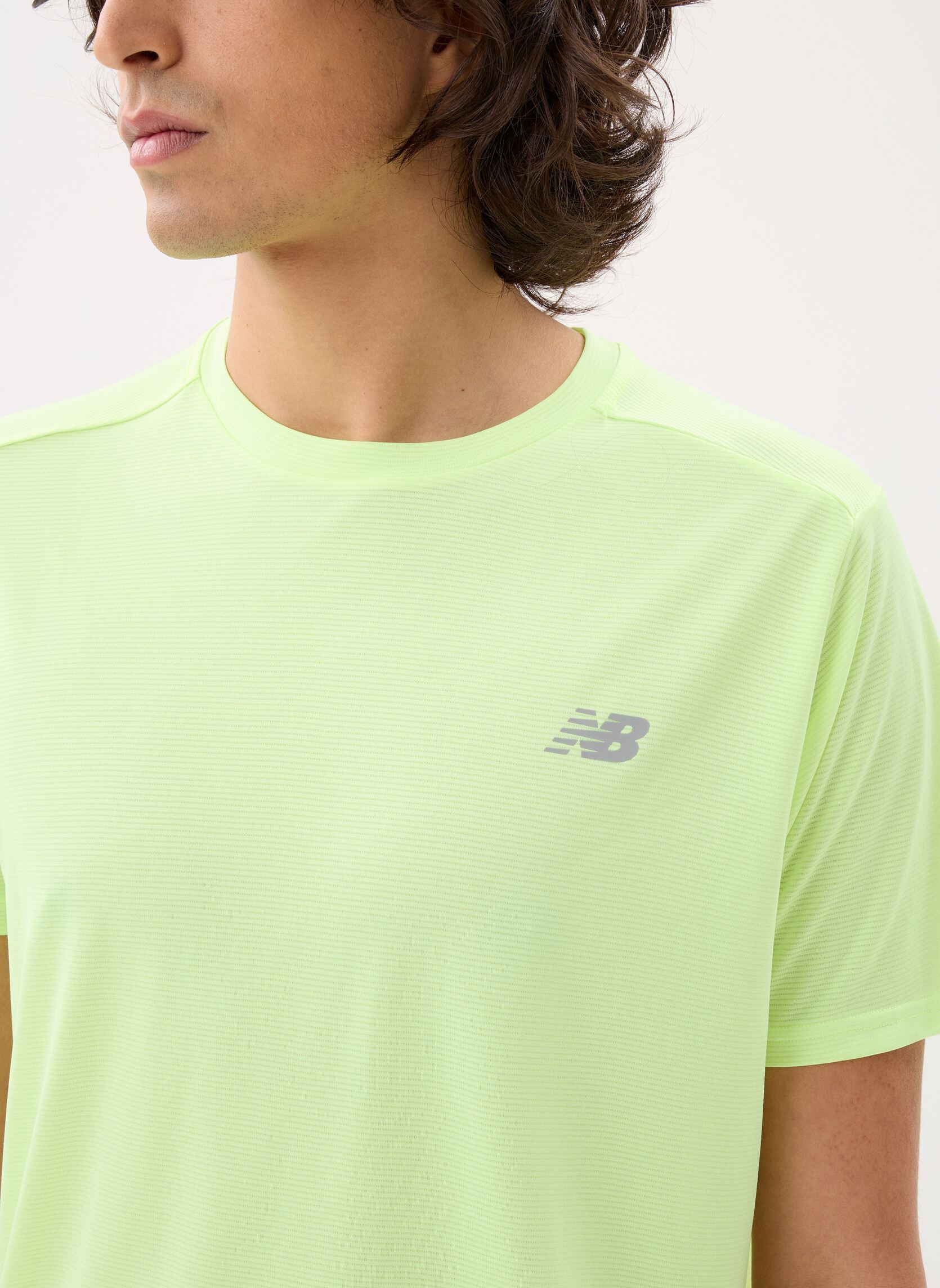 T-shirts met korte mouwen Sport Essentials T-Shirt Men heren geel New Balance T-shirts met korte mouwen Sport Essentials T-Shirt Men heren geel AFTERGLOW