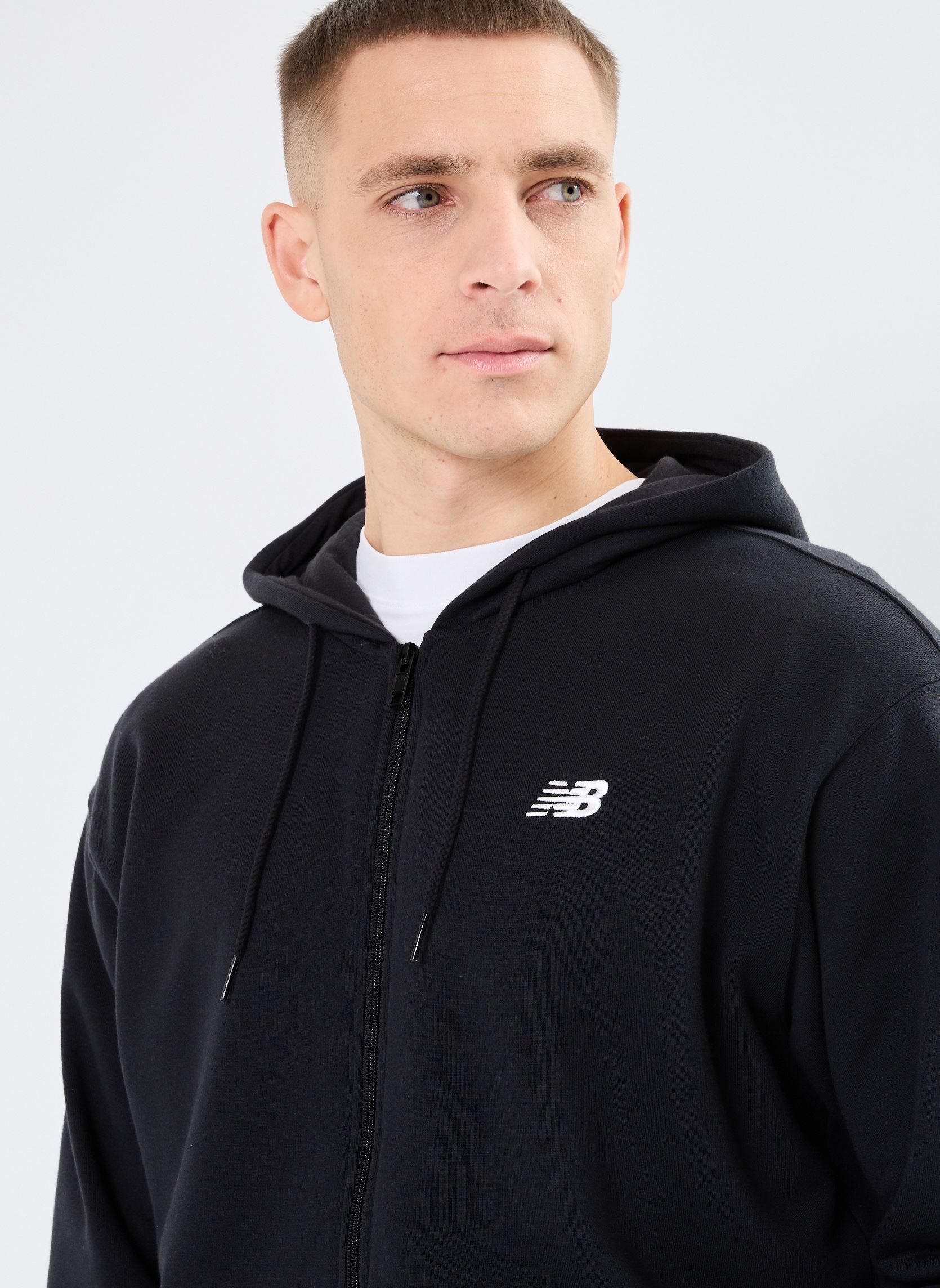 Sweats zippés Sport Essentials Logo French Terry Full homme noir New Balance Sweats zippés Sport Essentials Logo French Terry Full homme noir BLACK