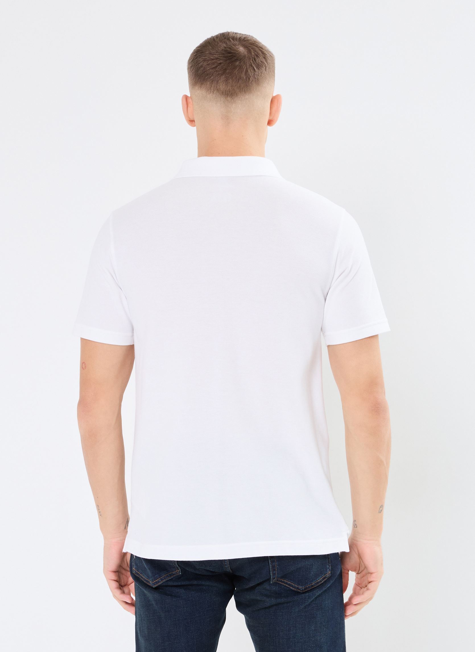 Polos manches courtes Cotton Pique Polo homme blanc New Balance Polos manches courtes Cotton Pique Polo homme blanc White