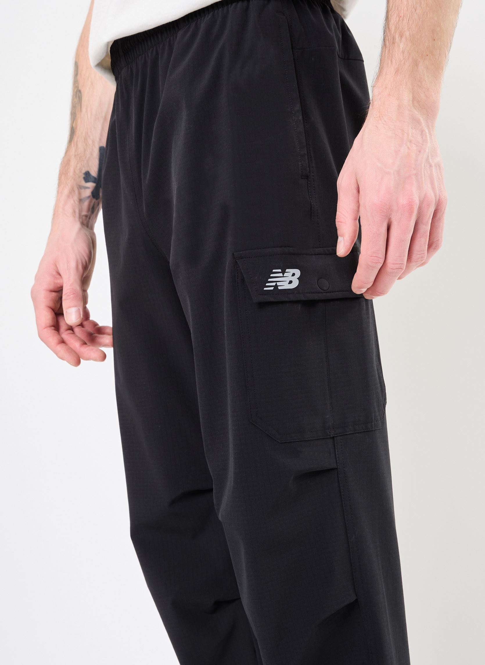 Joggers Ripstop Cargo Pant hombre negro New Balance Joggers Ripstop Cargo Pant hombre negro Black