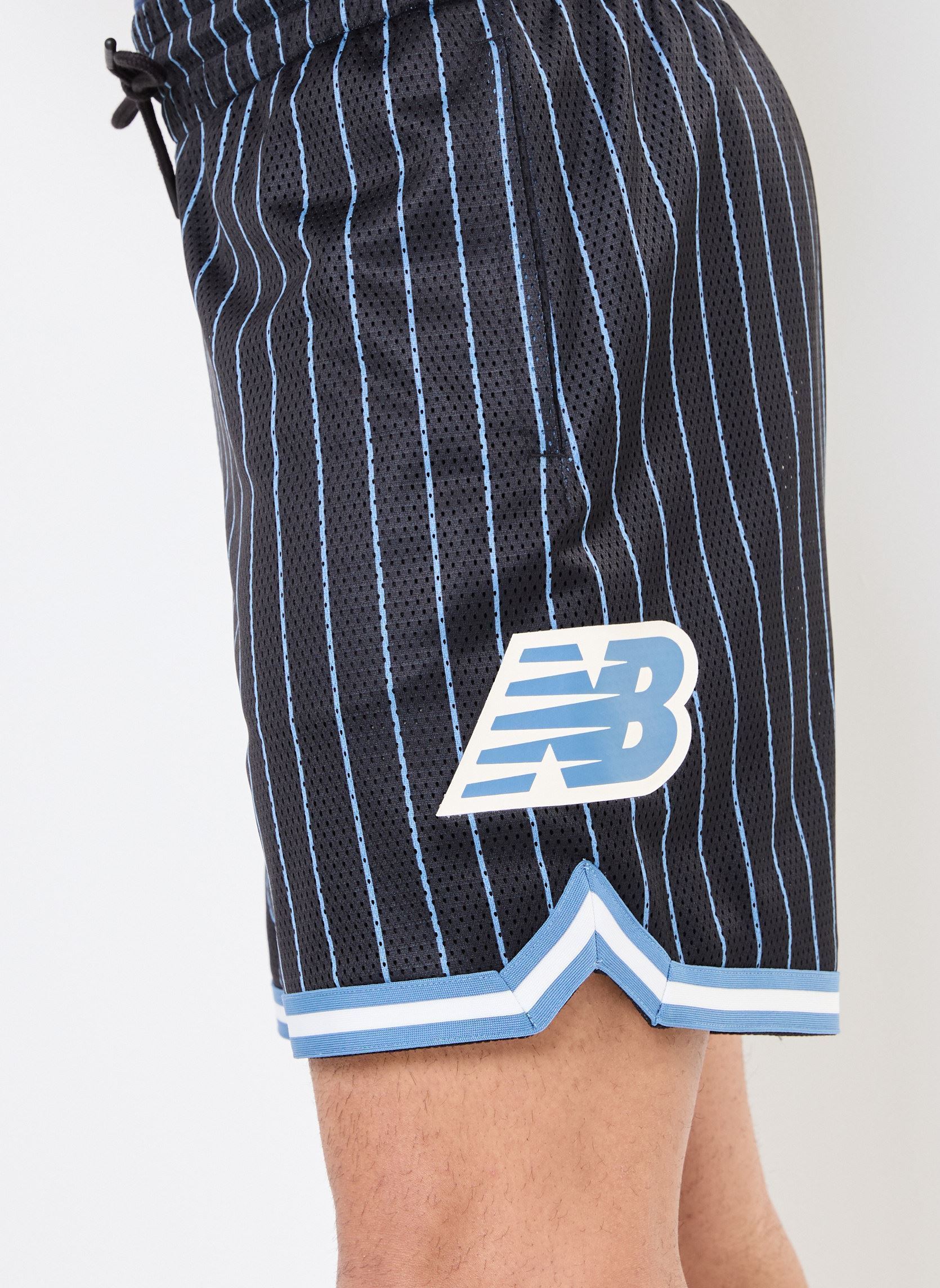Sportshorts Printed Mesh Short heren zwart New Balance Sportshorts Printed Mesh Short heren zwart BLACK