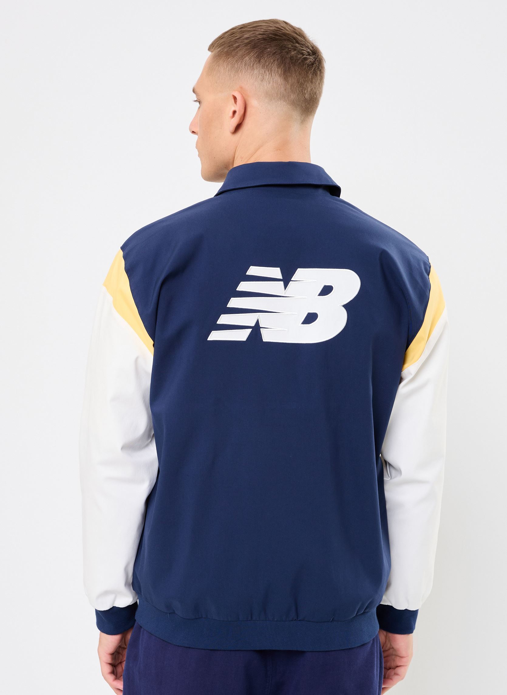 Bomberjacken Athletics Varsity Jacket herren blau New Balance Bomberjacken Athletics Varsity Jacket herren blau NB navy