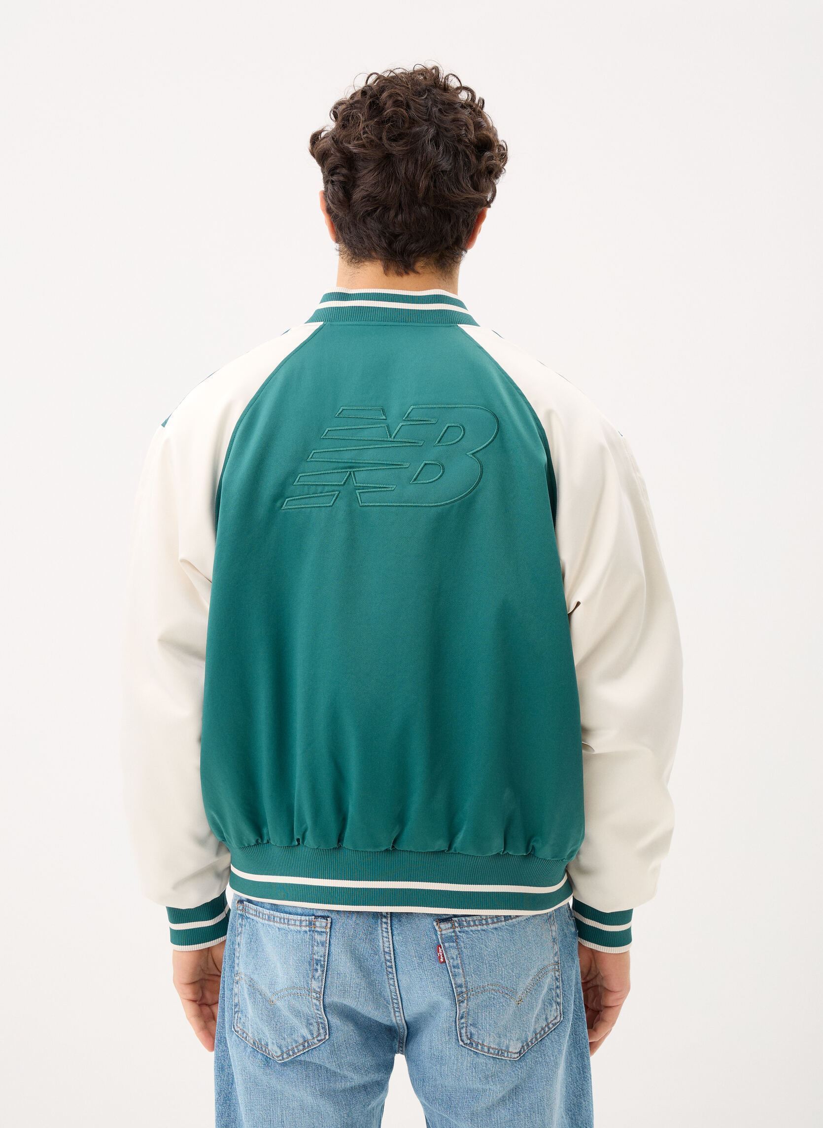 Blousons Athletics Varsity Jacket homme vert New Balance Blousons Athletics Varsity Jacket homme vert MEDUSA GREEN