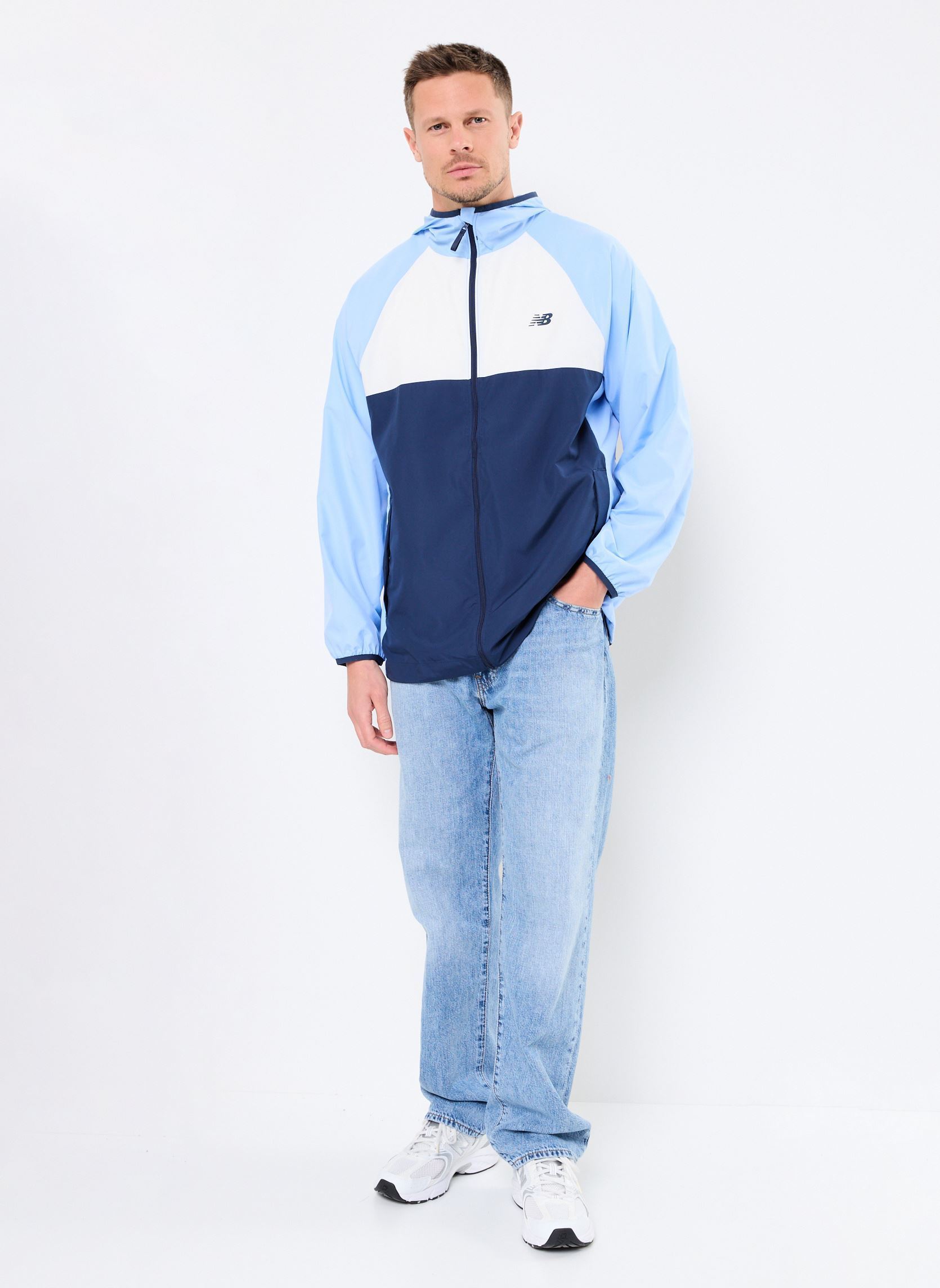Bomberjacken Athletics Packable Jacket herren blau New Balance Bomberjacken Athletics Packable Jacket herren blau ELECTRIC SKY