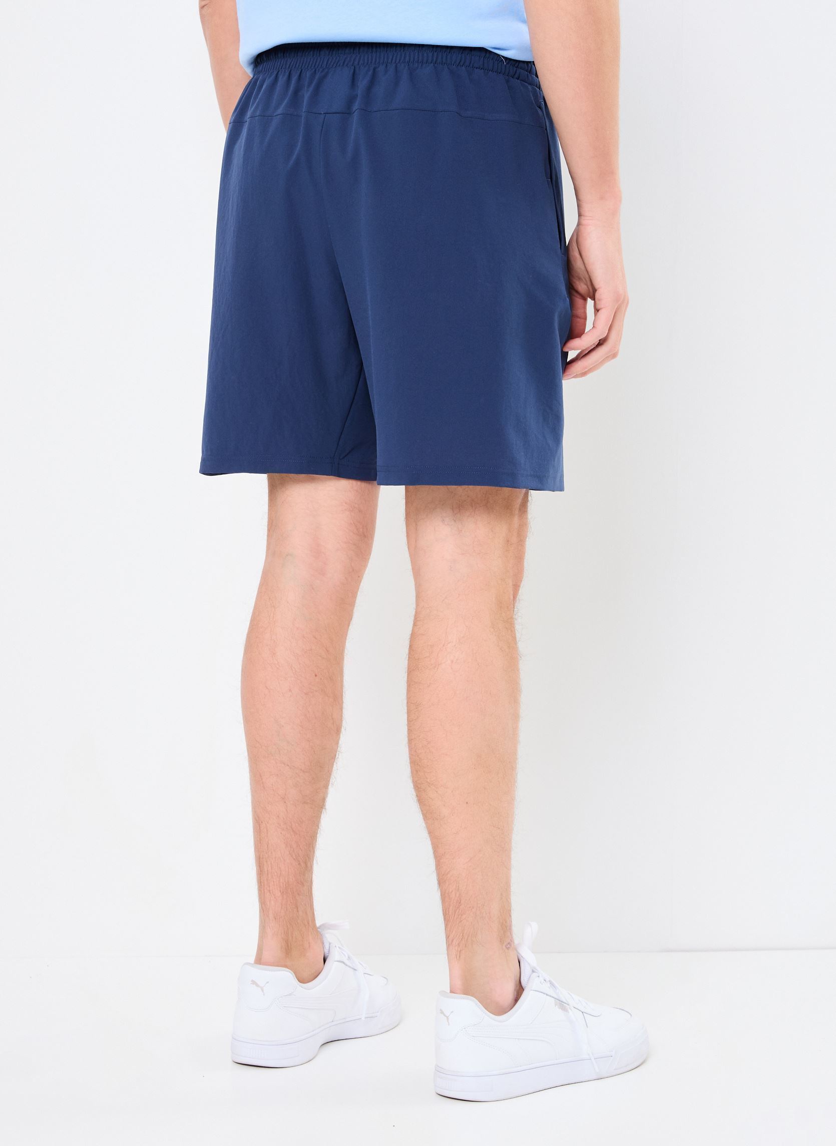 Sportshorts Sport Essentials Short 7 heren blauw New Balance Sportshorts Sport Essentials Short 7 heren blauw NB navy