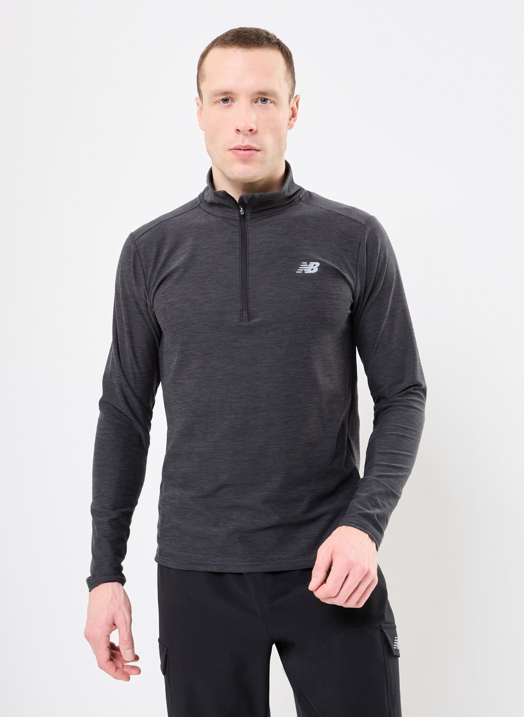 Vêtements New Balance Space Dye 14 Zip pour Accessoires