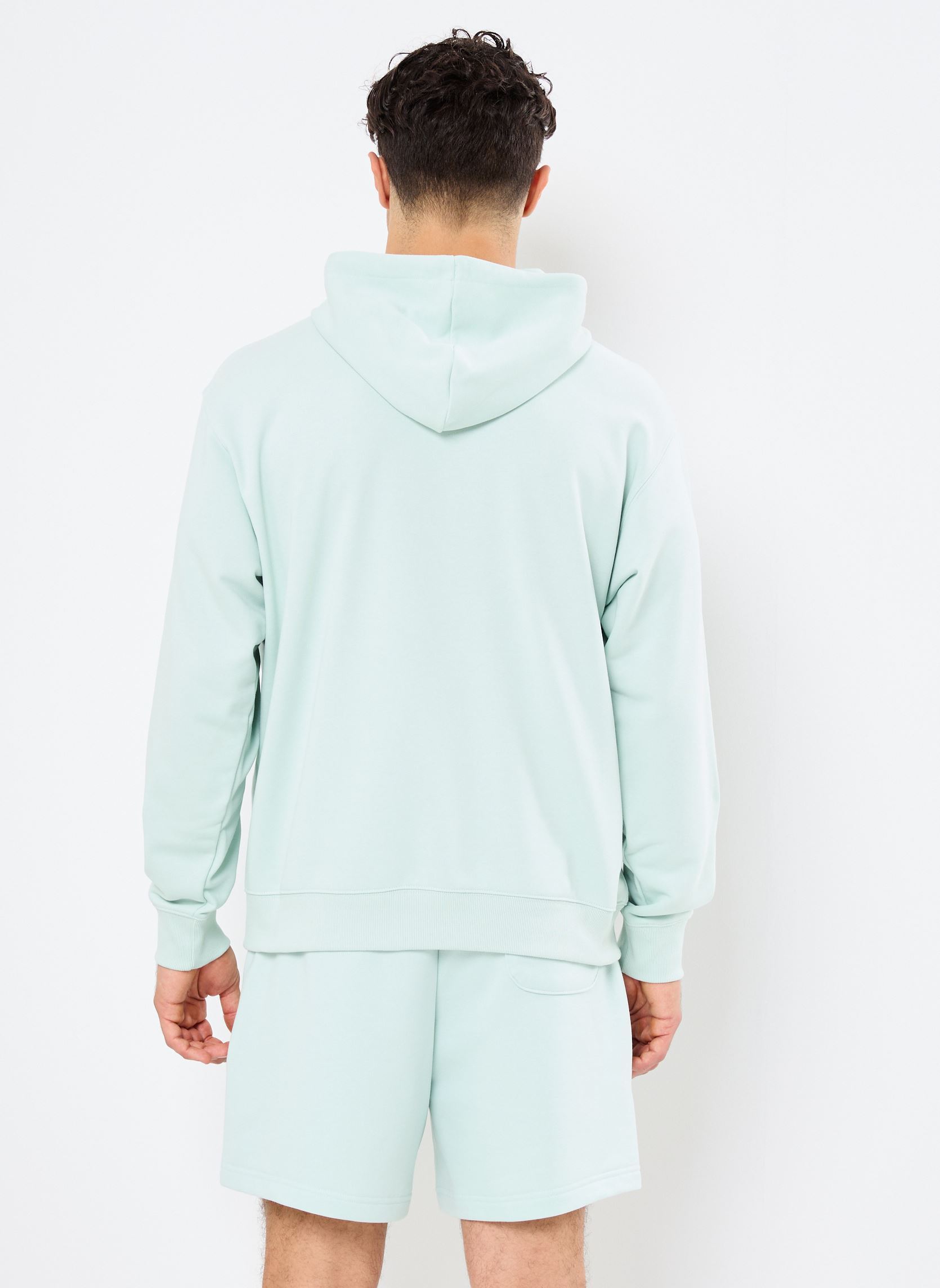 Sweats à capuche Sport Essentials French Terry Hoodie homme vert New Balance Sweats à capuche Sport Essentials French Terry Hoodie homme vert CLAY ASH