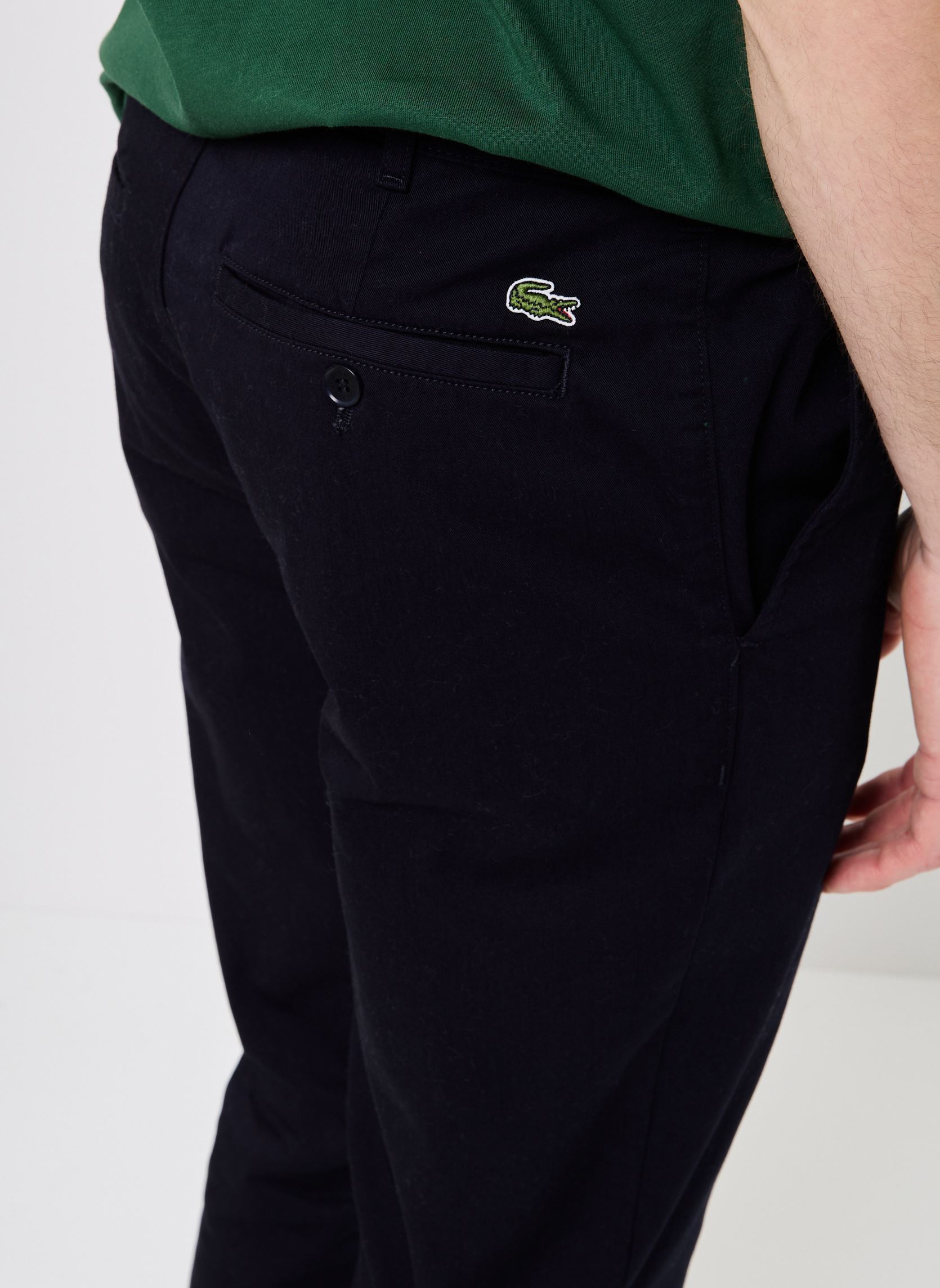 Pantalones rectos Pantalon Lacoste HH3463 hombre azul Lacoste Pantalones rectos Pantalon Lacoste HH3463 hombre azul ABIMES