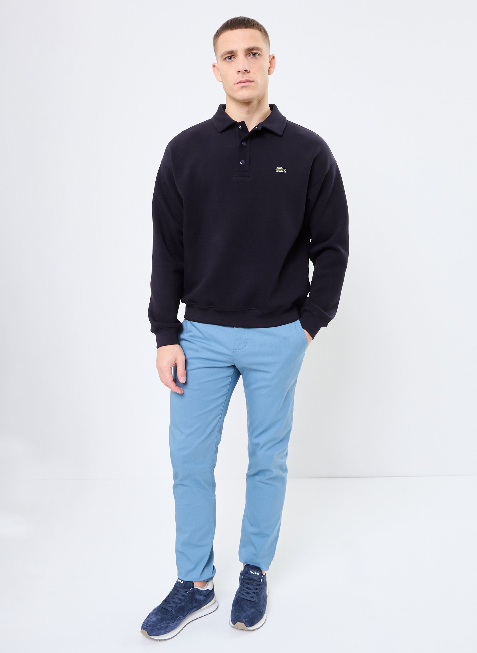 Polos manches courtes Polo manches longues Lacoste SH2821 homme bleu Lacoste Polos manches courtes Polo manches longues Lacoste SH2821 homme bleu ABIMES