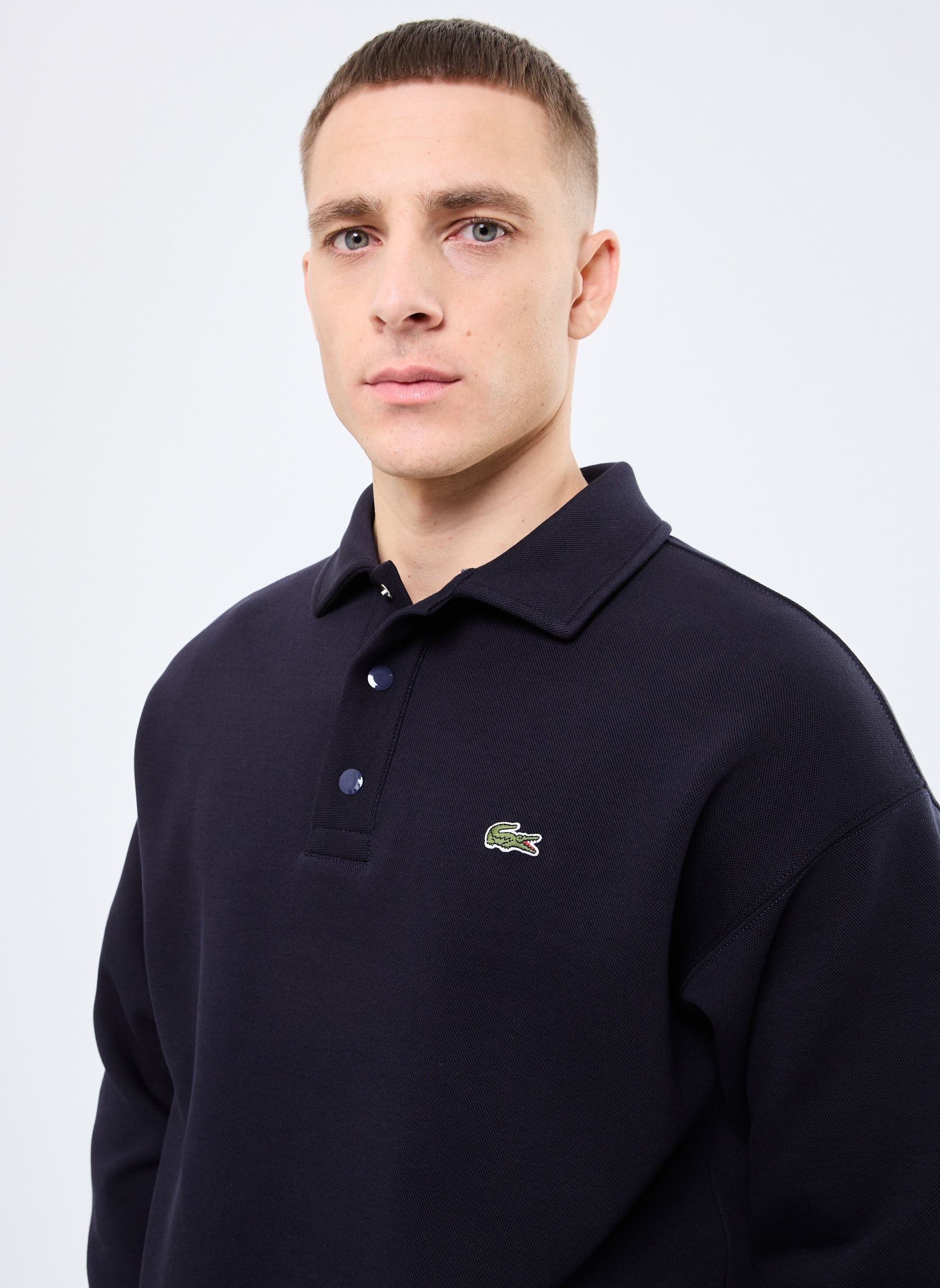 Polos manches courtes Polo manches longues Lacoste SH2821 homme bleu Lacoste Polos manches courtes Polo manches longues Lacoste SH2821 homme bleu ABIMES