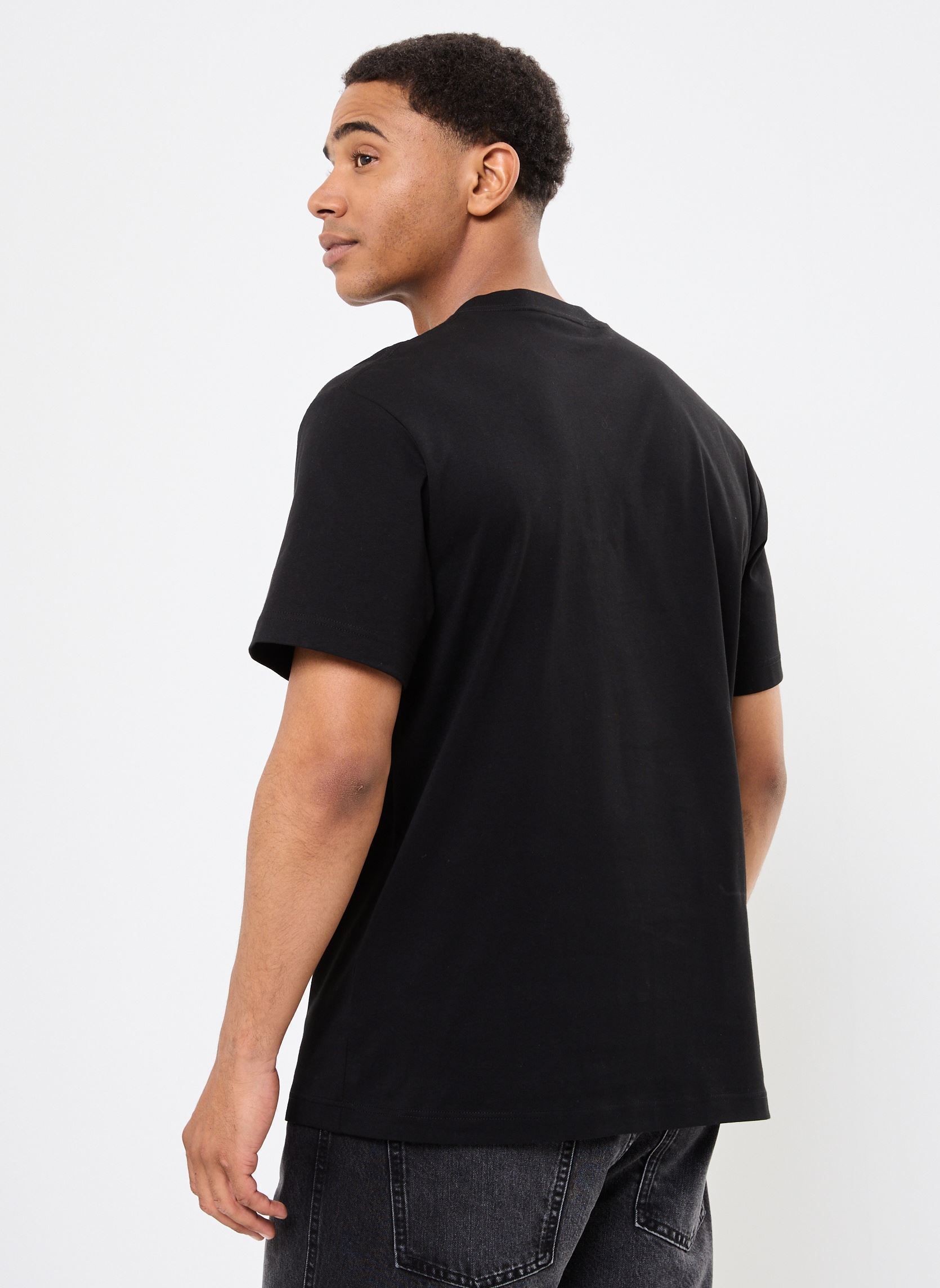 Kurzarm-T-Shirts Tee-shirt Lacoste TH2827 herren schwarz Lacoste Kurzarm-T-Shirts Tee-shirt Lacoste TH2827 herren schwarz NOIR