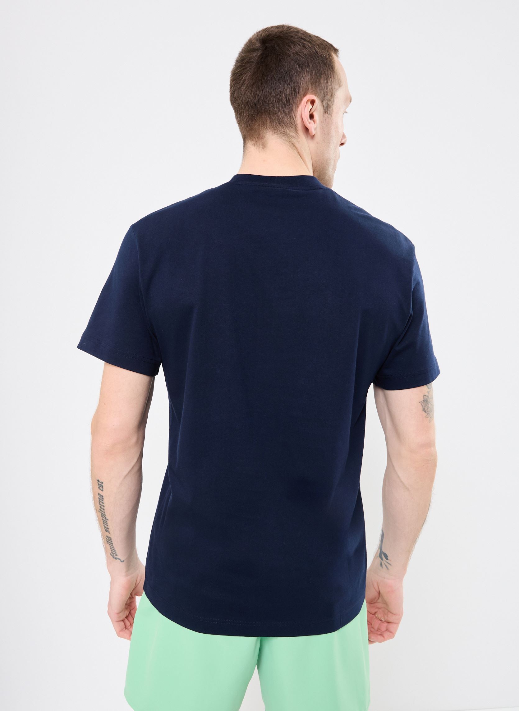 Tee-shirts manches courtes Tee-shirt Lacoste TH2827 homme bleu Lacoste Tee-shirts manches courtes Tee-shirt Lacoste TH2827 homme bleu MARINE