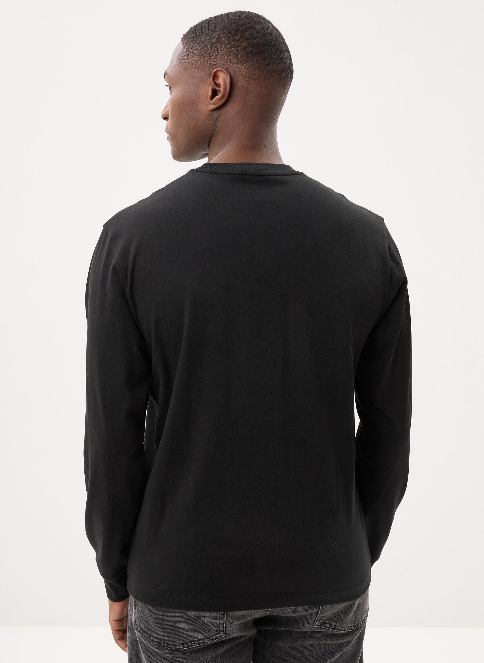 Tee-shirts manches longues Tee-shirt Lacoste TH7307 homme noir Lacoste Tee-shirts manches longues Tee-shirt Lacoste TH7307 homme noir NOIR