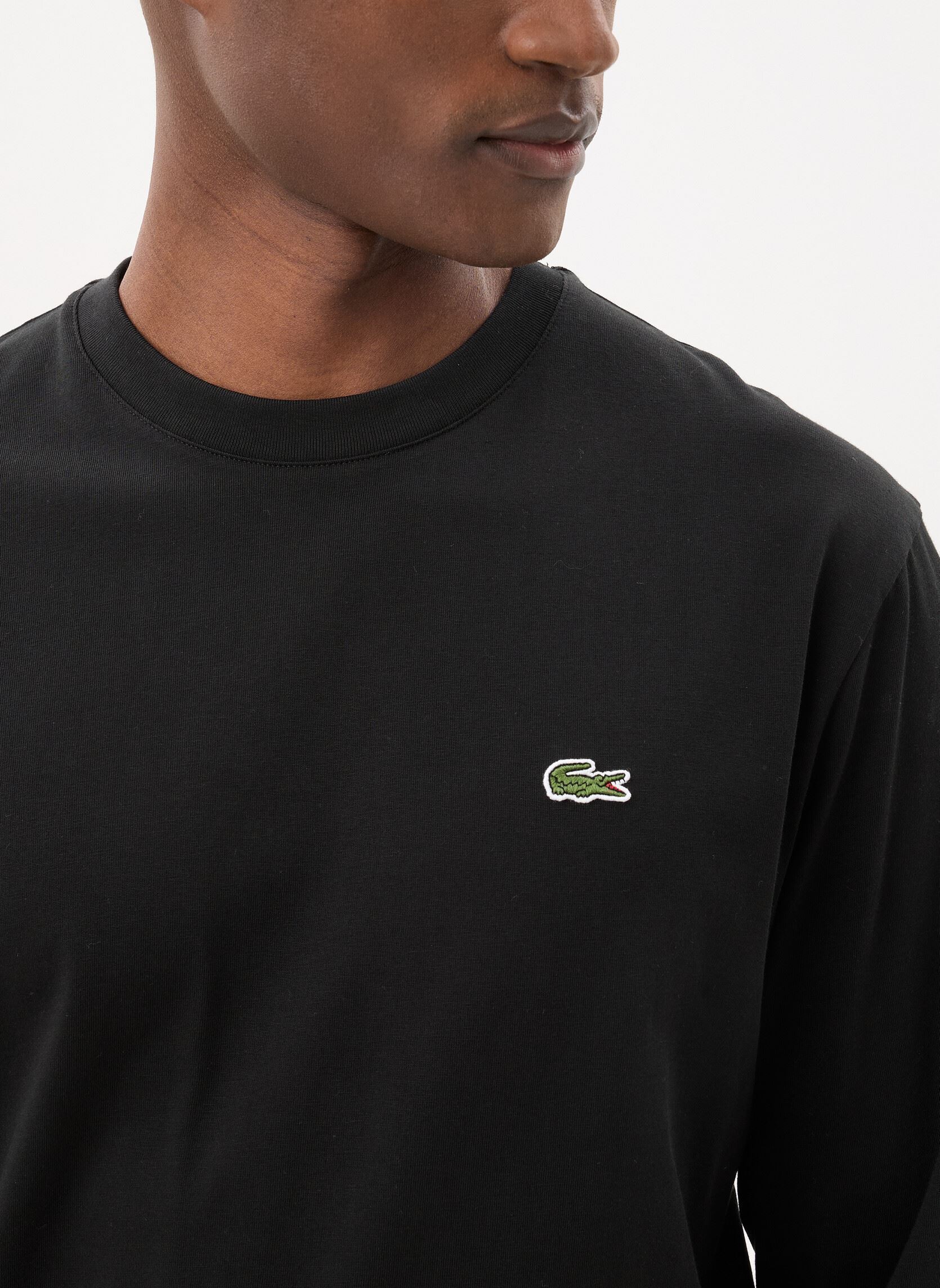 Tee-shirts manches longues Tee-shirt Lacoste TH7307 homme noir Lacoste Tee-shirts manches longues Tee-shirt Lacoste TH7307 homme noir NOIR