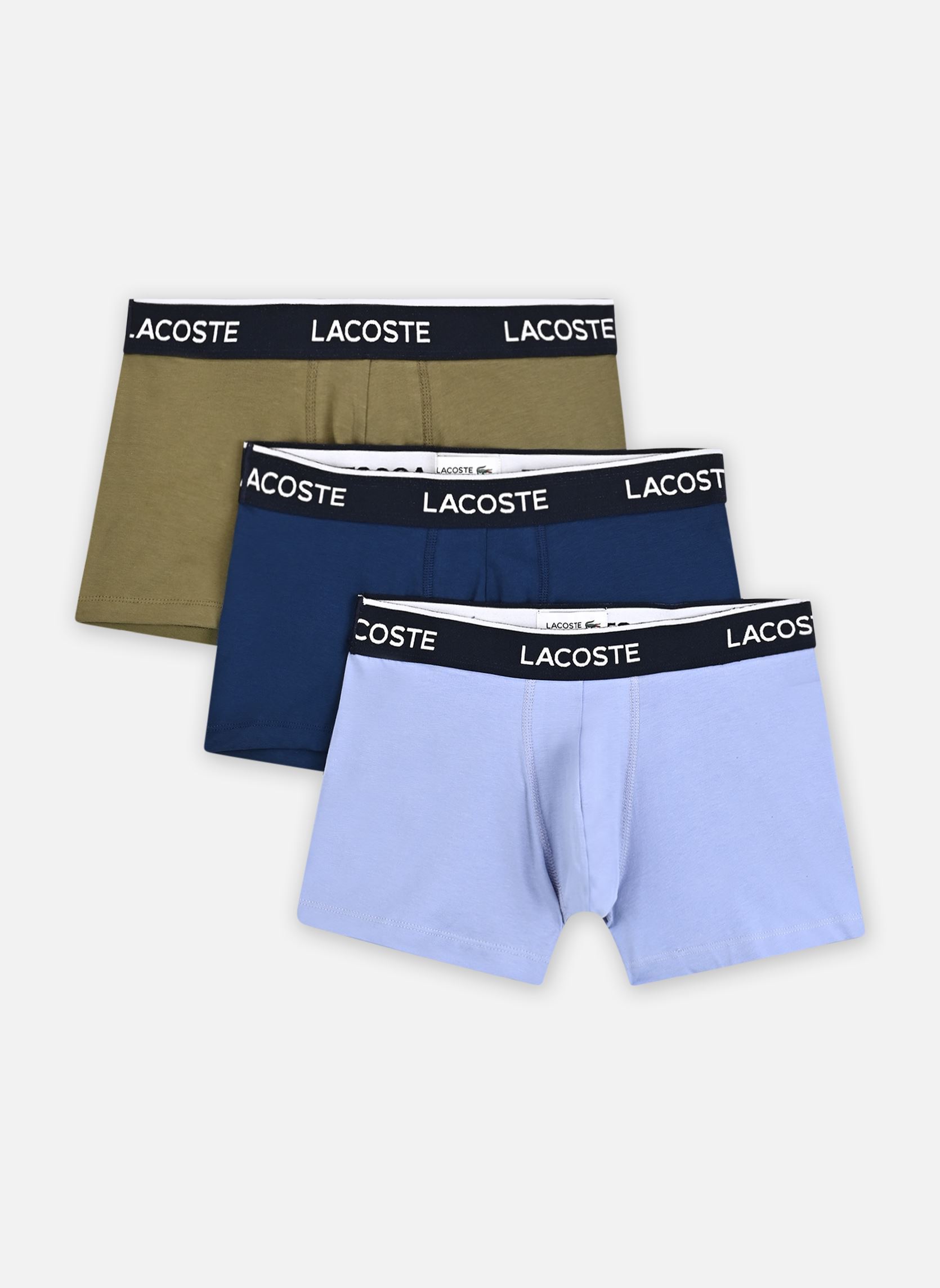 Vêtements Lacoste Pack de 3 boxers 5H1300 pour Accessoires - vue 2