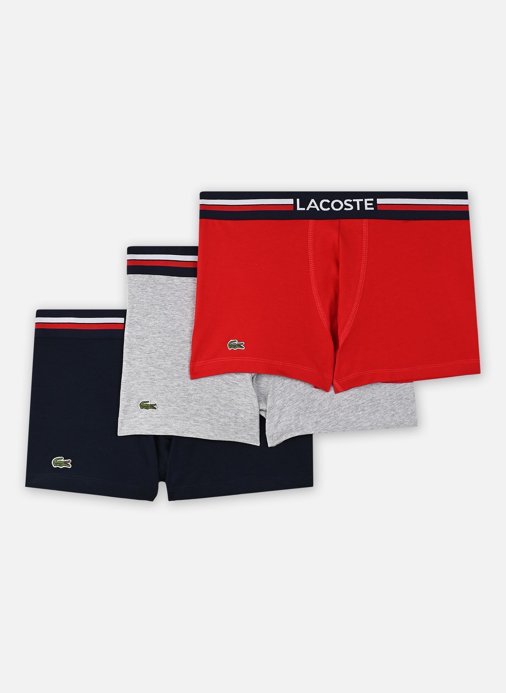 Vêtements Lacoste Pack de 3 boxers Lacoste 5H2390 pour Accessoires
