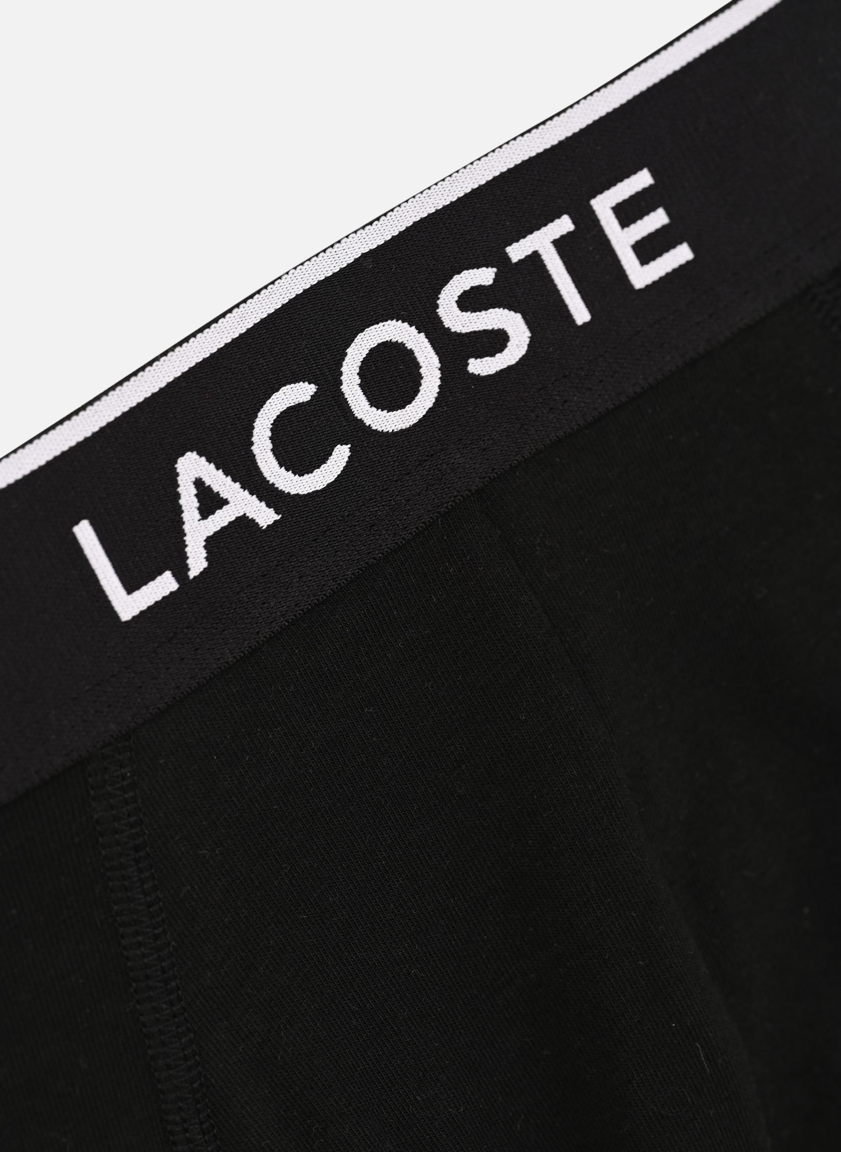 Caleçons longs Pack de 3 slips Lacoste 8H1293 homme noir Lacoste Caleçons longs Pack de 3 slips Lacoste 8H1293 homme noir NOIR