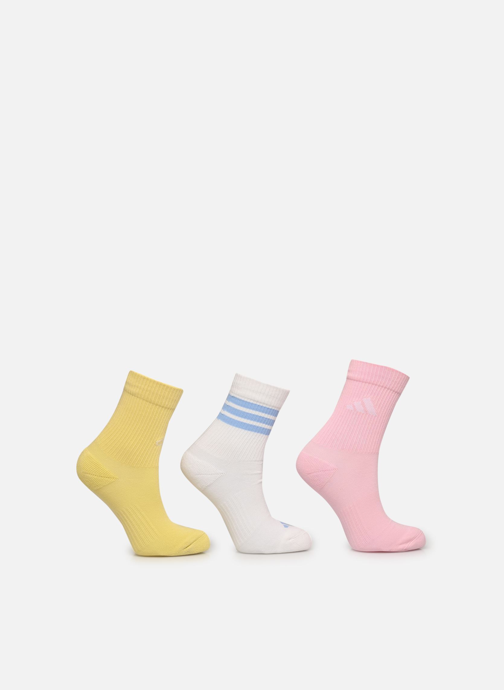 Chaussettes adidas C lin ankle 3p - vue 3