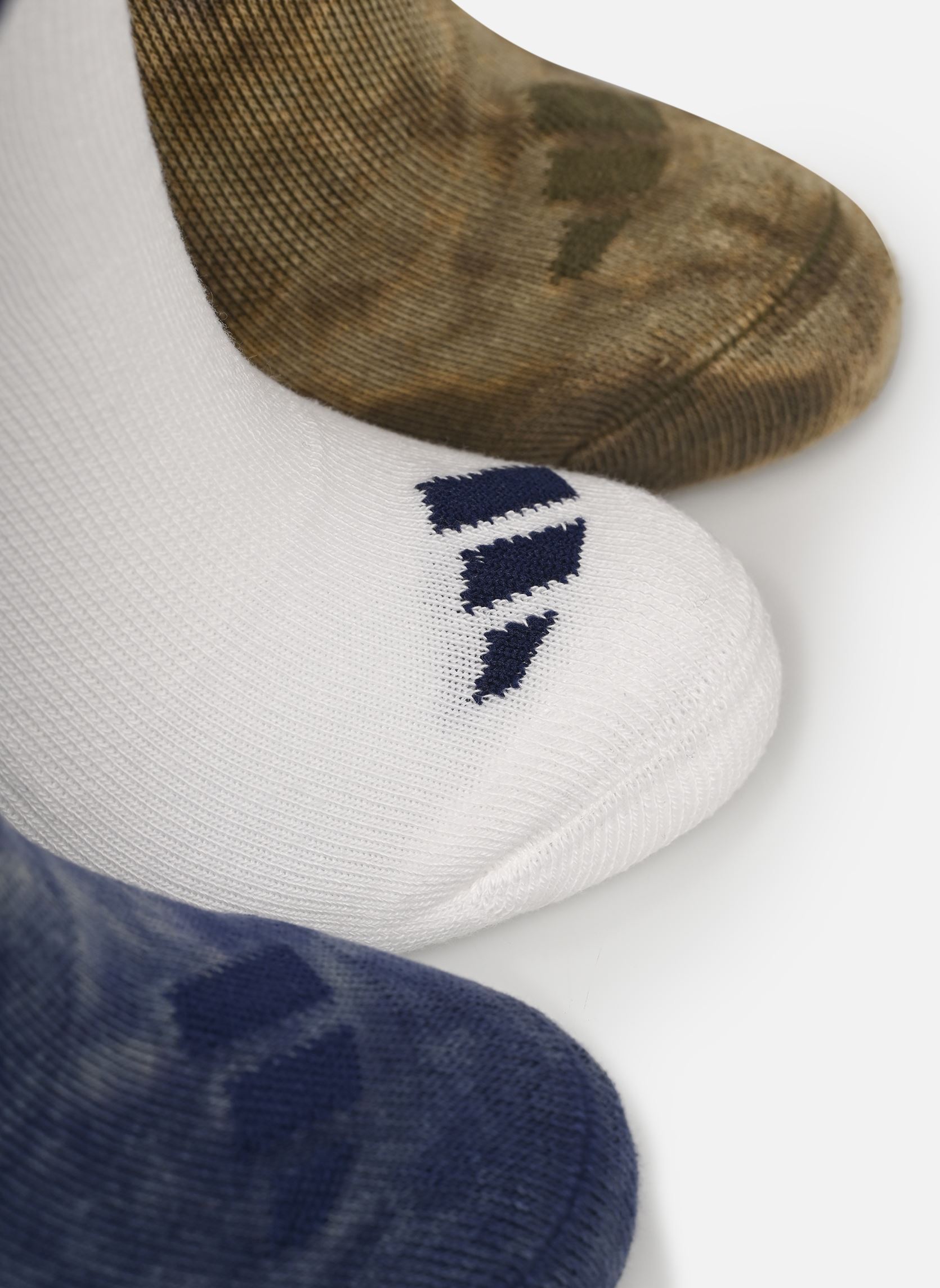 Calze 3S C CRW WSH 3P multicolore adidas sportswear Calze 3S C CRW WSH 3P multicolore ROYBLU/OLISTR/WHITE
