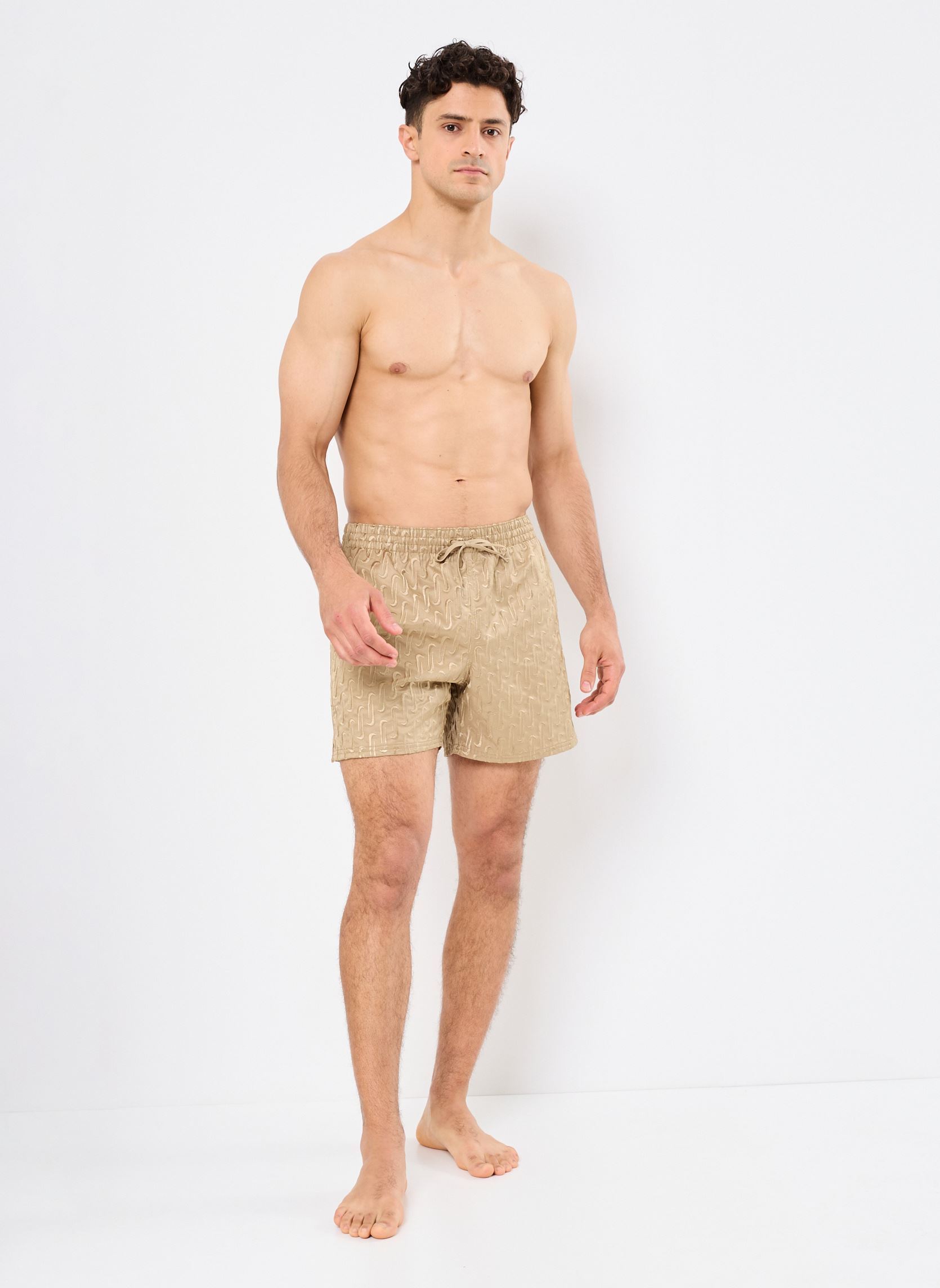 Zwemshorts NESSF505 heren beige Nike Swim Zwemshorts NESSF505 heren beige PARACHUTE BEIGE