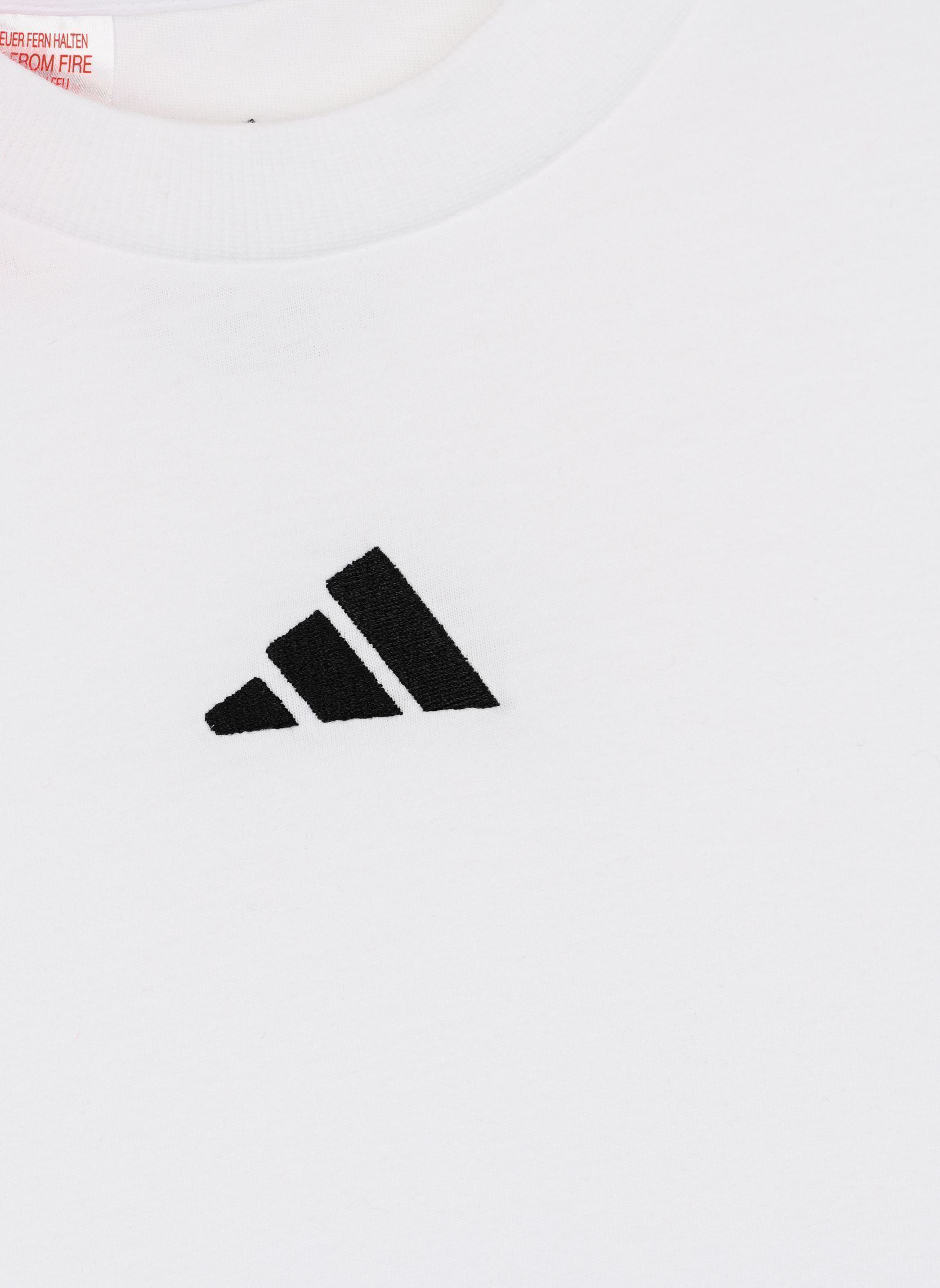 Tee-shirts J 3S TEE 160 blanc adidas sportswear Tee-shirts J 3S TEE 160 blanc White/black